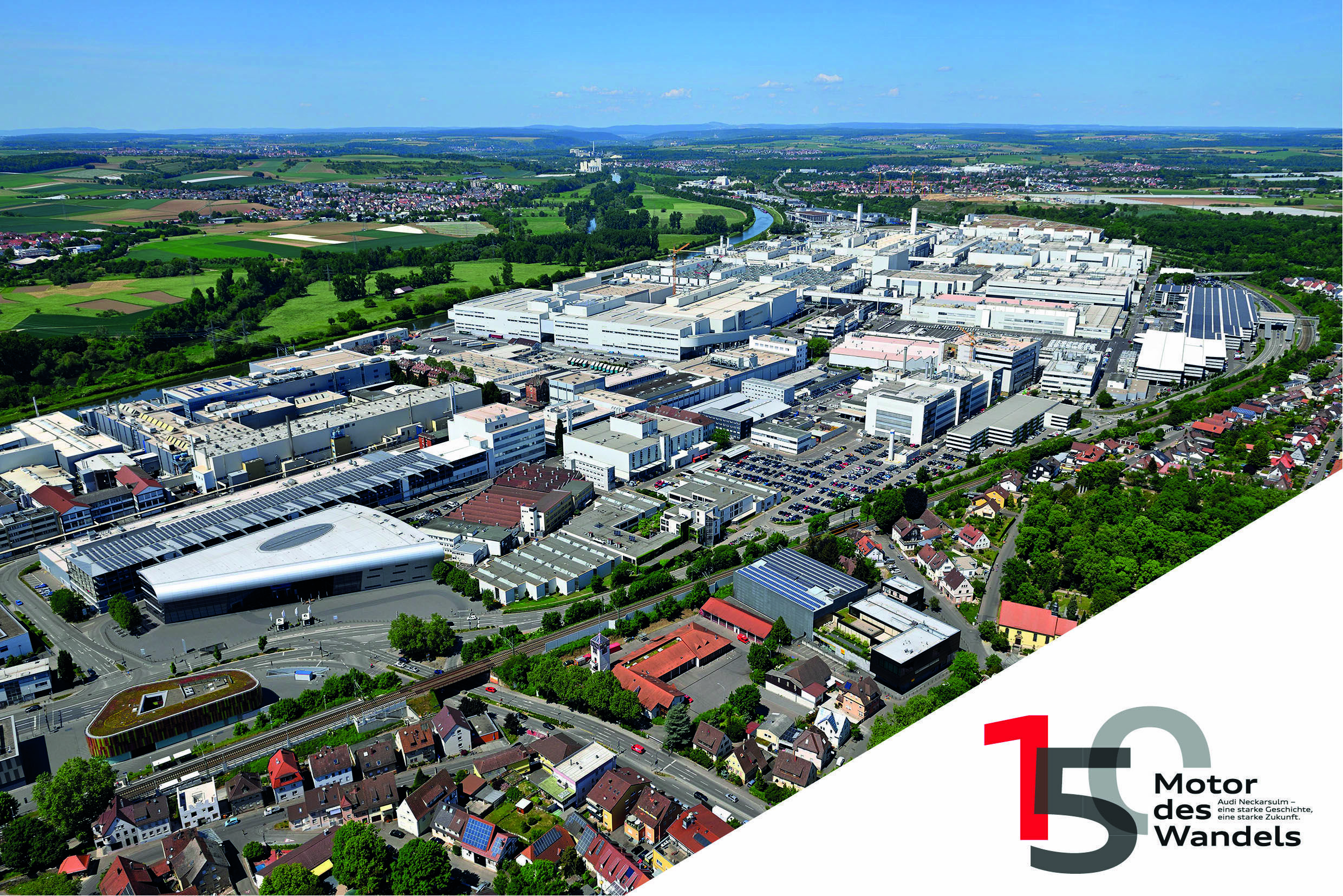 „150 Jahre Motor des Wandels“: Audi feiert Jubiläum in Neckarsulm - „150 Jahre Motor des Wandels“: Audi feiert Jubiläum in Neckarsulm