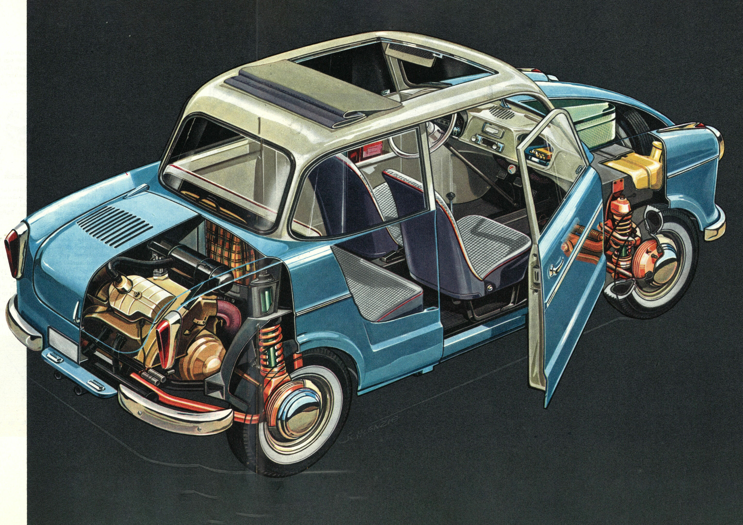 A look inside the NSU Prinz - A look inside the NSU Prinz