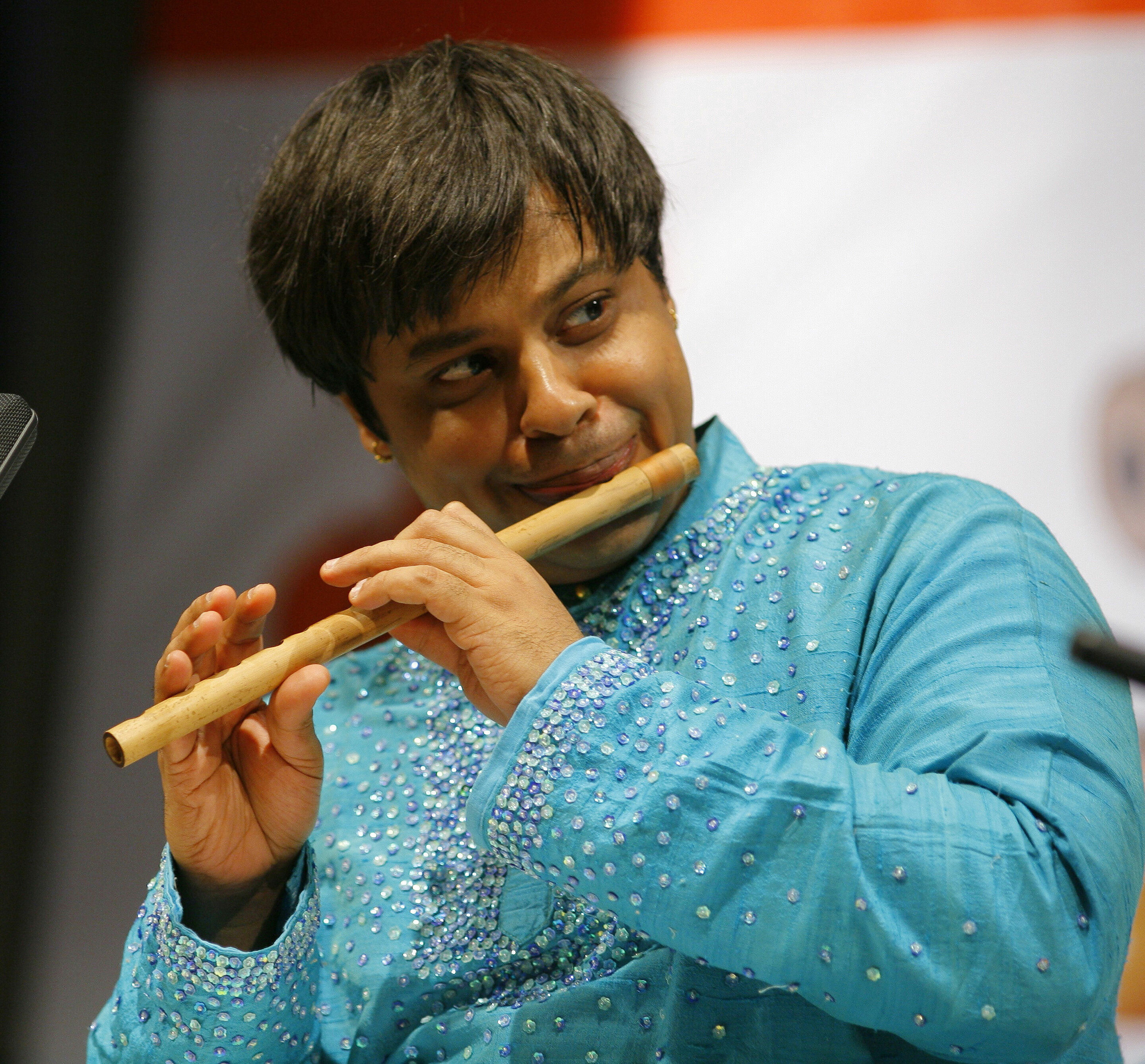 Audi Sommerkonzerte 2013 - 17. Juli 2013: Der indische Flötenmeister Shashank tritt bei den Audi Sommerkonzerten im Kongregationssaal auf.