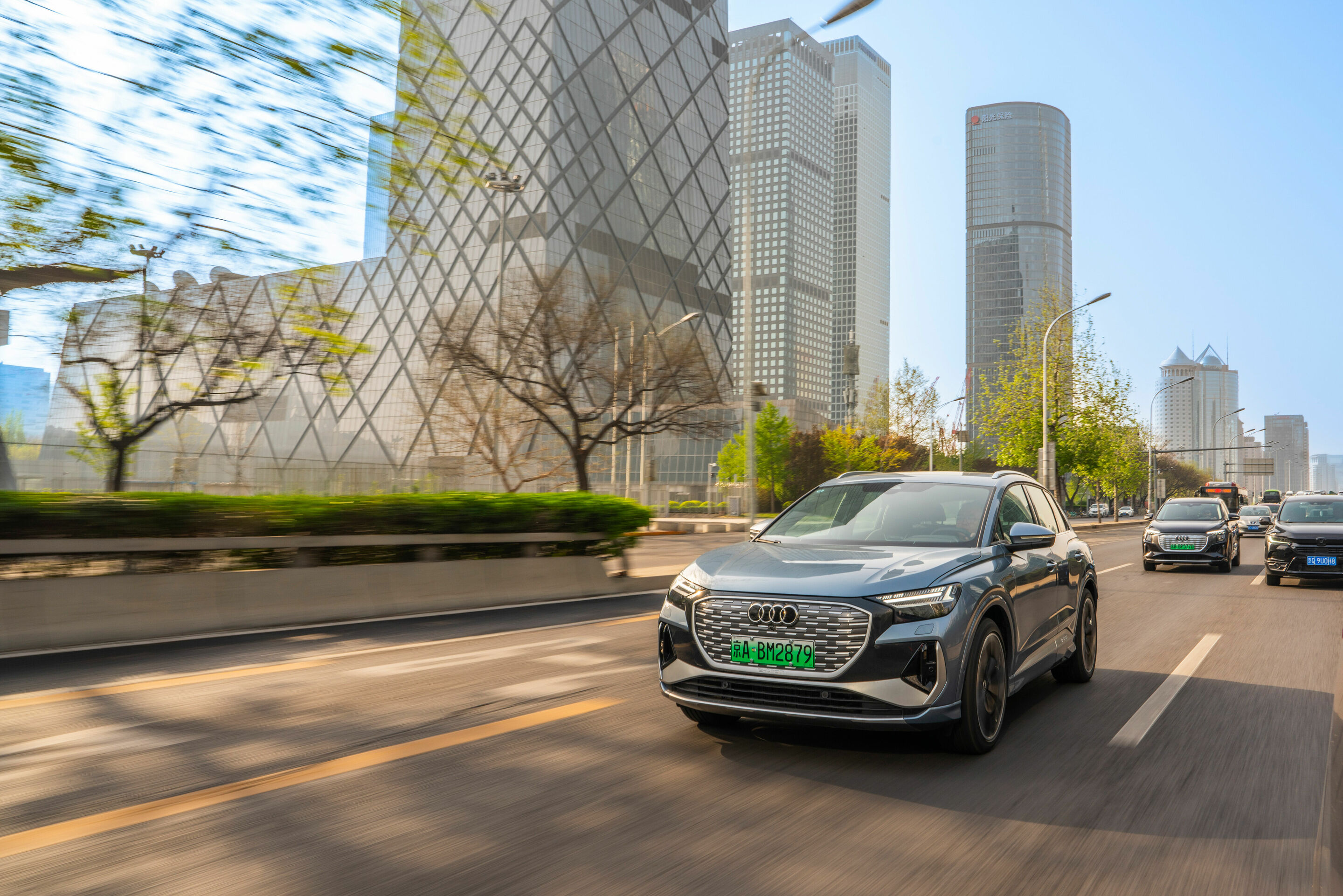 Audi Q4 e-tron - Audi Q4 e-tron on the Streets of Beijing