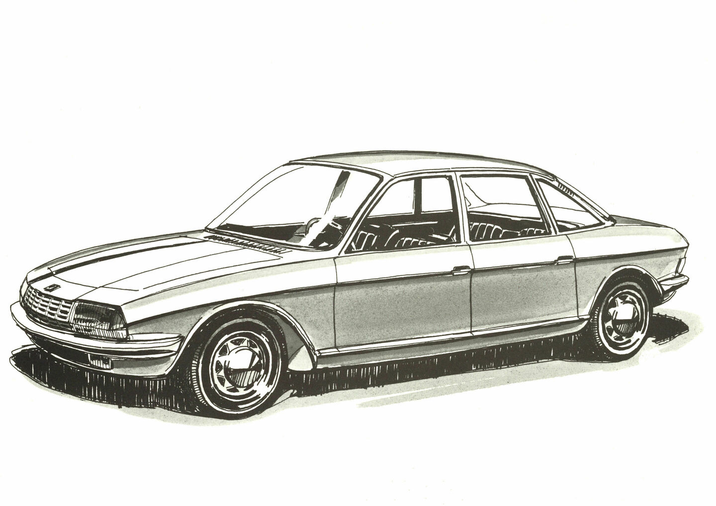 Design drawing of the NSU Ro 80 | Photo | audi.com