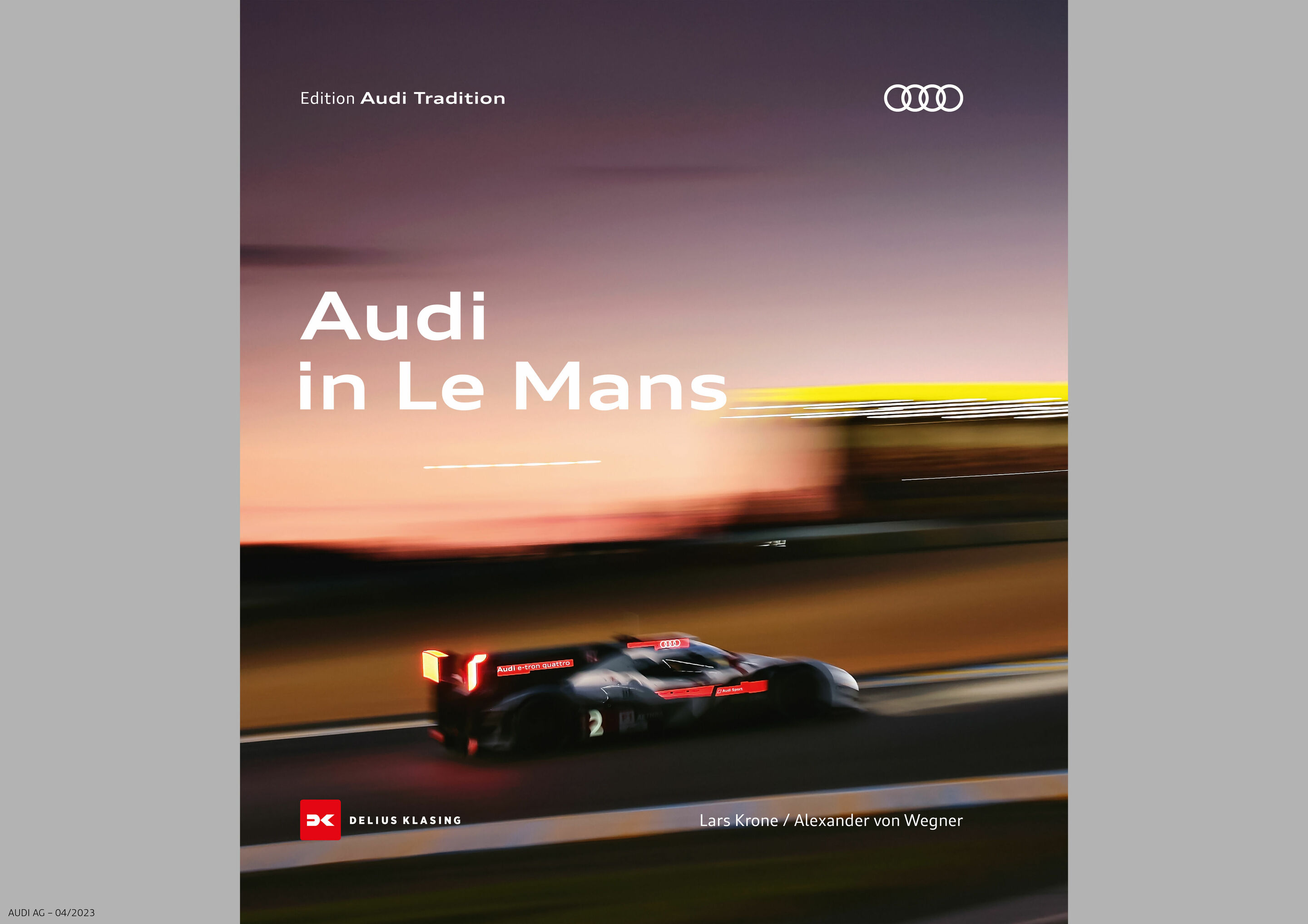 Neues Buch von Audi Tradition: „Audi in Le Mans“ - Das Cover des neuen Buches der Edition Audi Tradition: „Audi in Le Mans“.