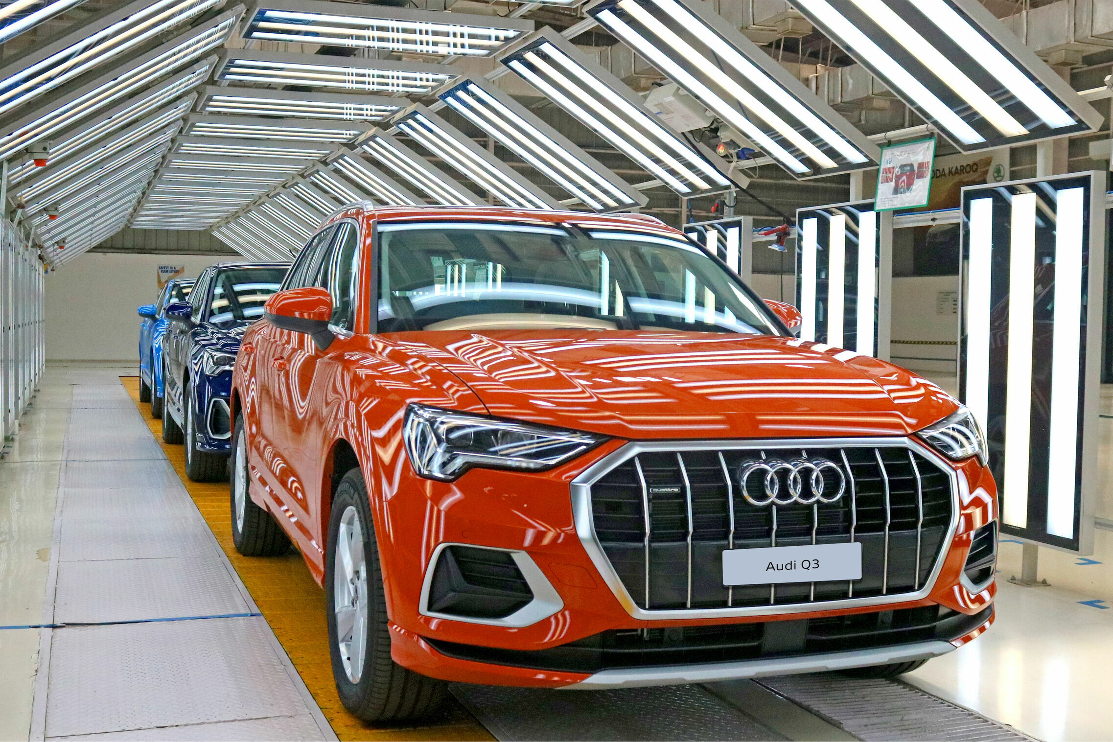 Der Audi Q3 Sportback wird seit Mai 2023 im indischen Aurangabad produziert. - Der Audi Q3 Sportback wird seit Mai 2023 im indischen Aurangabad produziert.