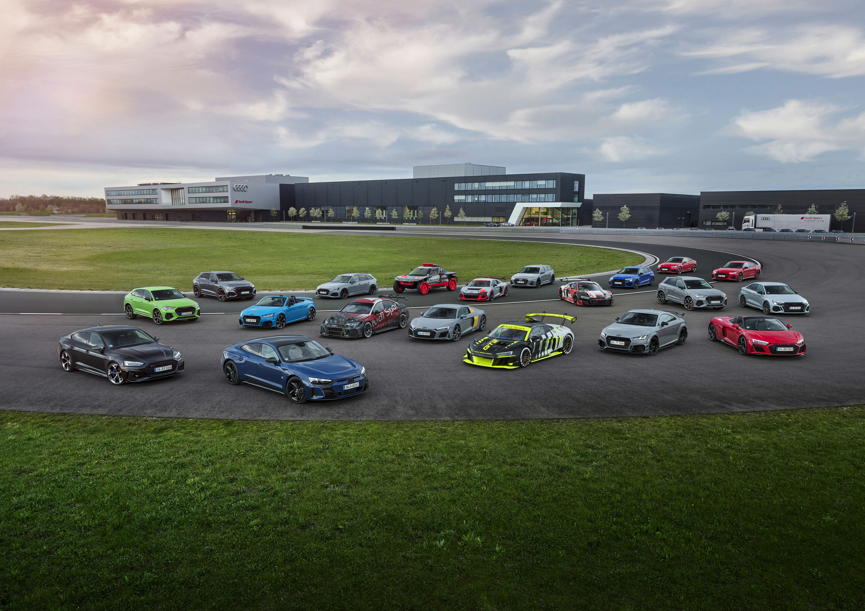 40 Jahre Audi Sport GmbH - Auswahl der High-Performance-Modelle der Audi Sport GmbH