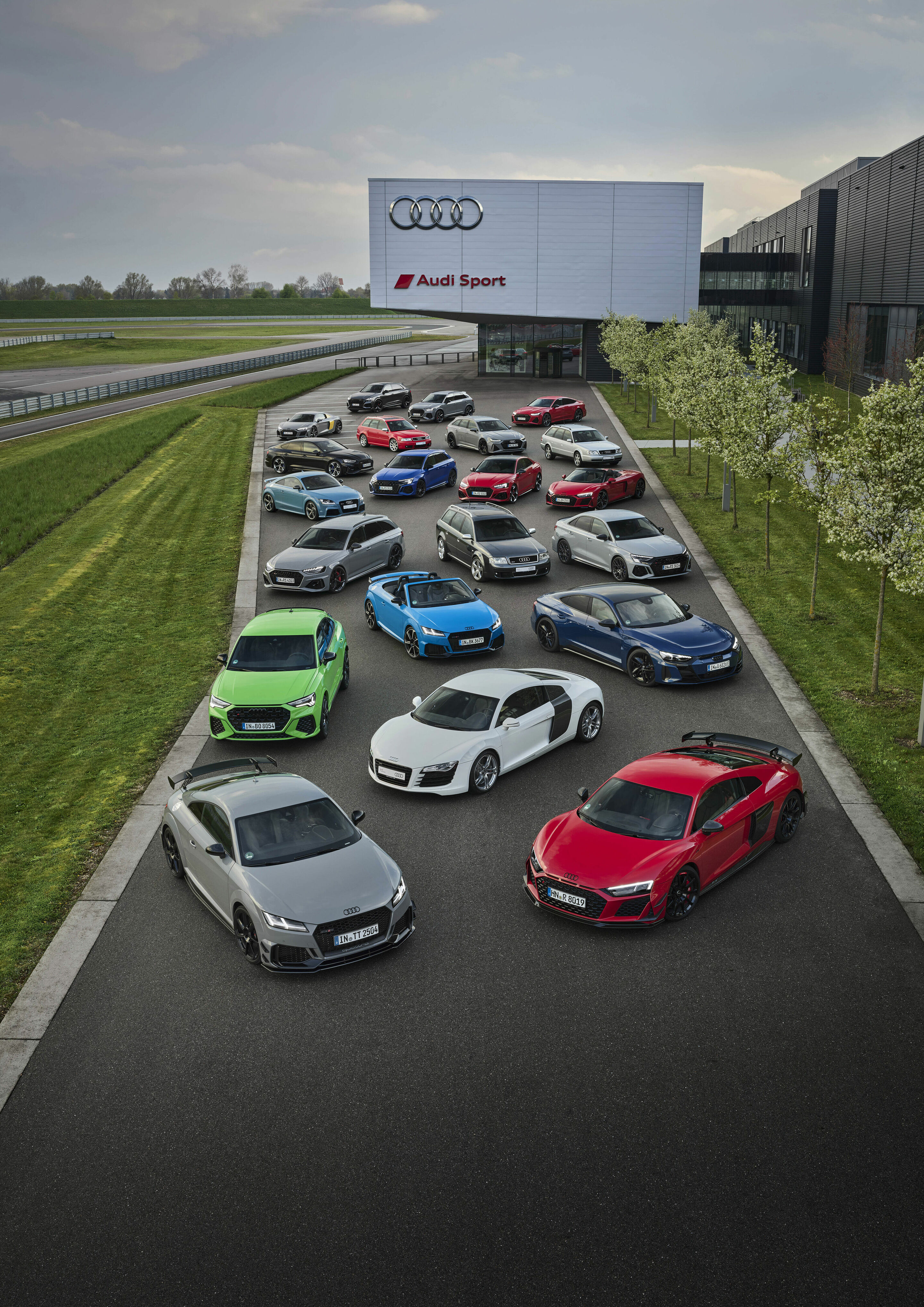 40 years Audi Sport GmbH - Selection of high-performance models from Audi Sport GmbH