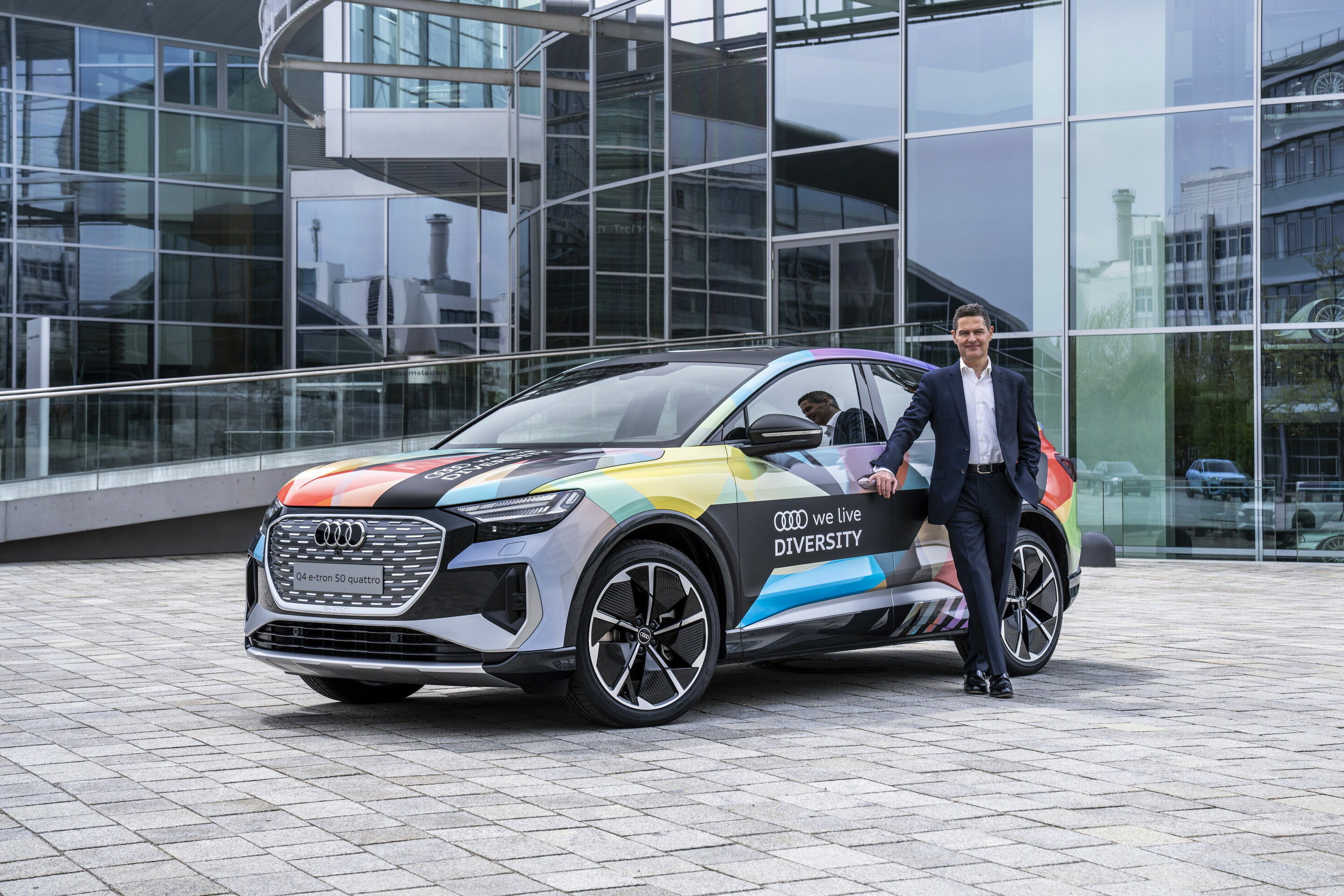 Audi steps up on diversity & inclusion - “We have to take Diversity & Inclusion into account across all our company processes right from the outset”: Xavier Ros, Member of the Board of Management for Human Resources, in the Diversity Audi Q4 e-tron.