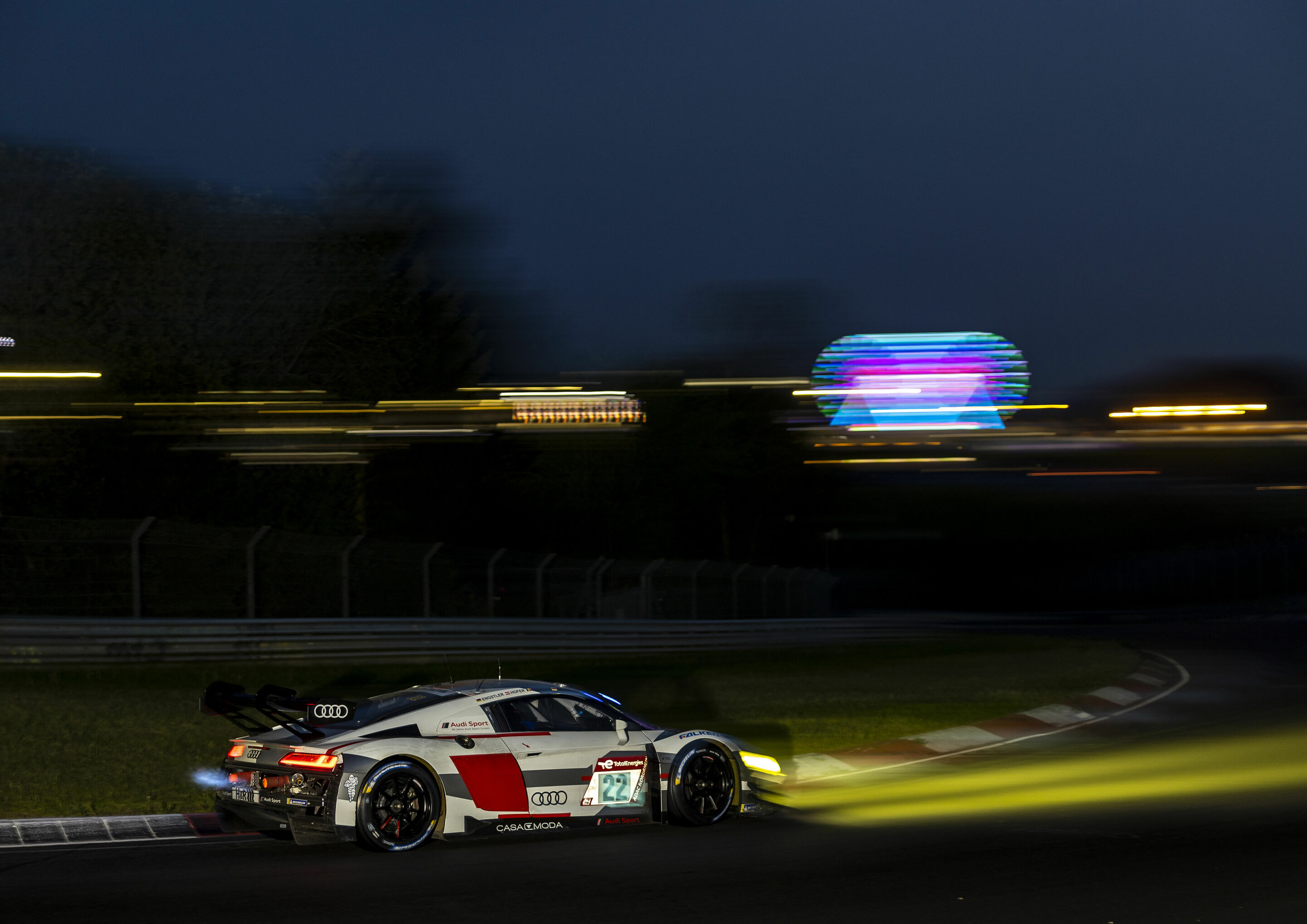 24h Nürburgring 2023 - Audi R8 LMS #22 (Audi Sport Team Car Collection), Luca Engstler/Max Hofer/Gilles Magnus/Dennis Marschall