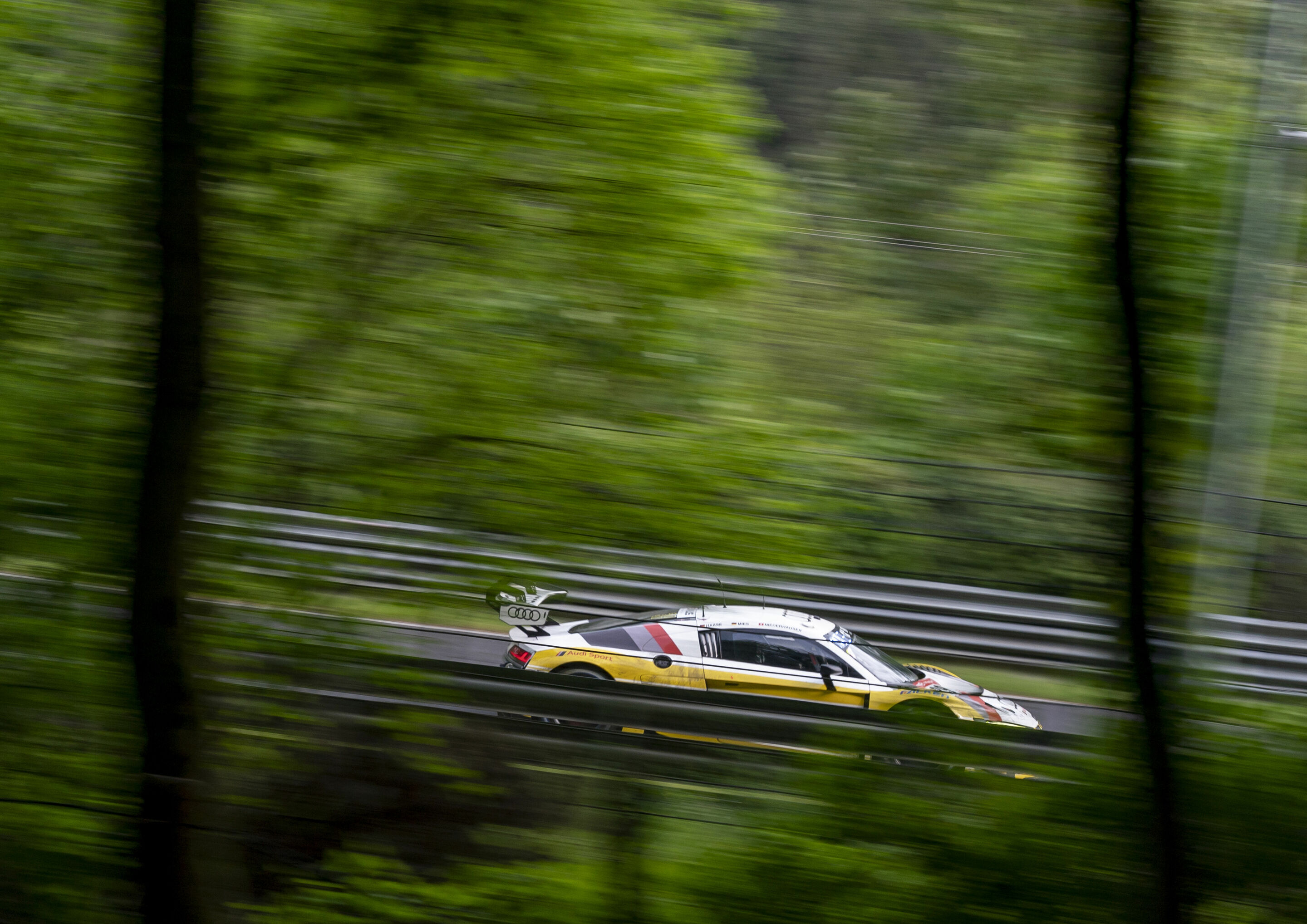 24h Nürburgring 2023 - Audi R8 LMS #39 (Audi Sport Team Land), Christopher Haase/Christopher Mies/Patric Niederhauser