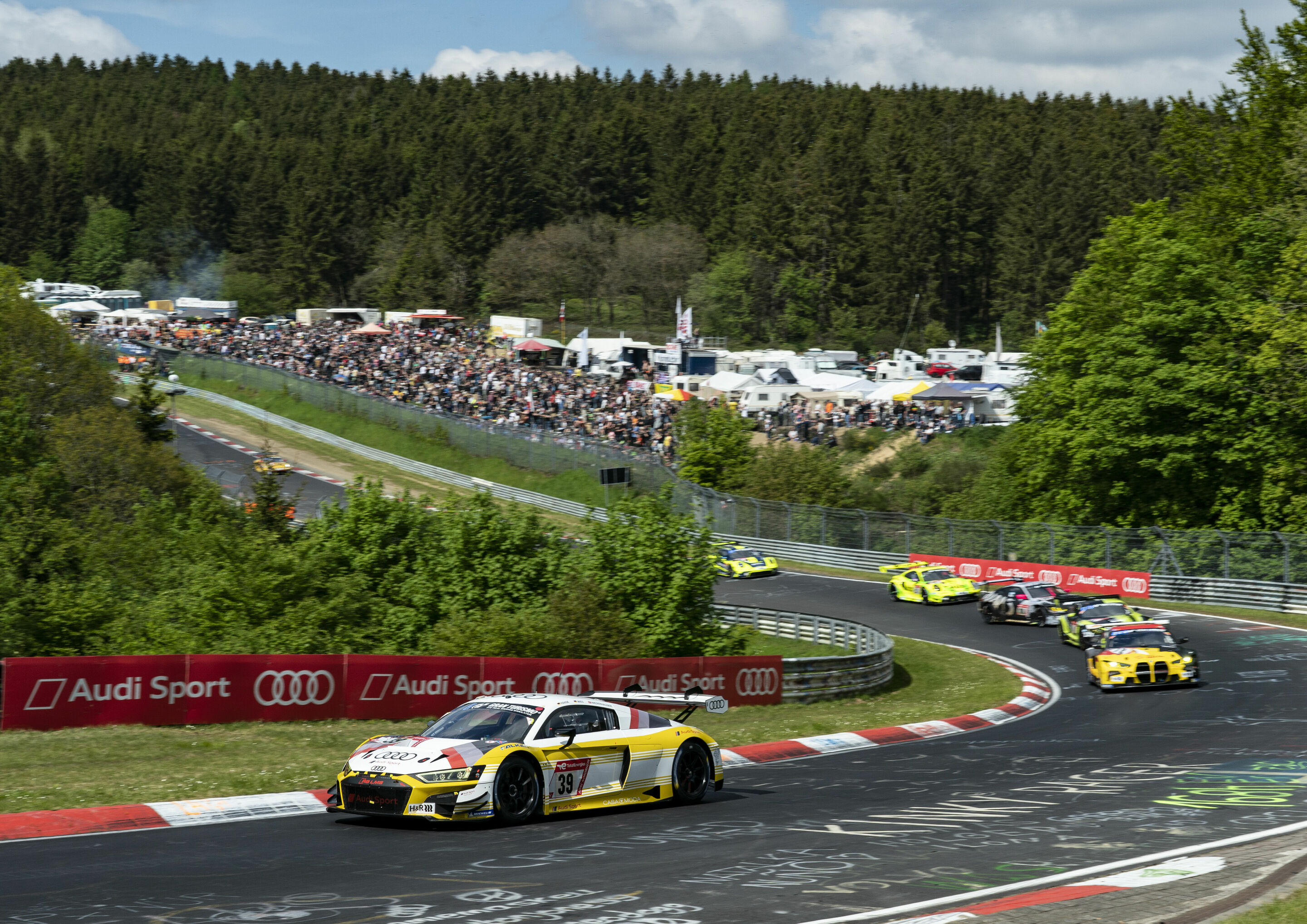 24h Nürburgring 2023 - Audi R8 LMS #39 (Audi Sport Team Land), Christopher Haase/Christopher Mies/Patric Niederhauser