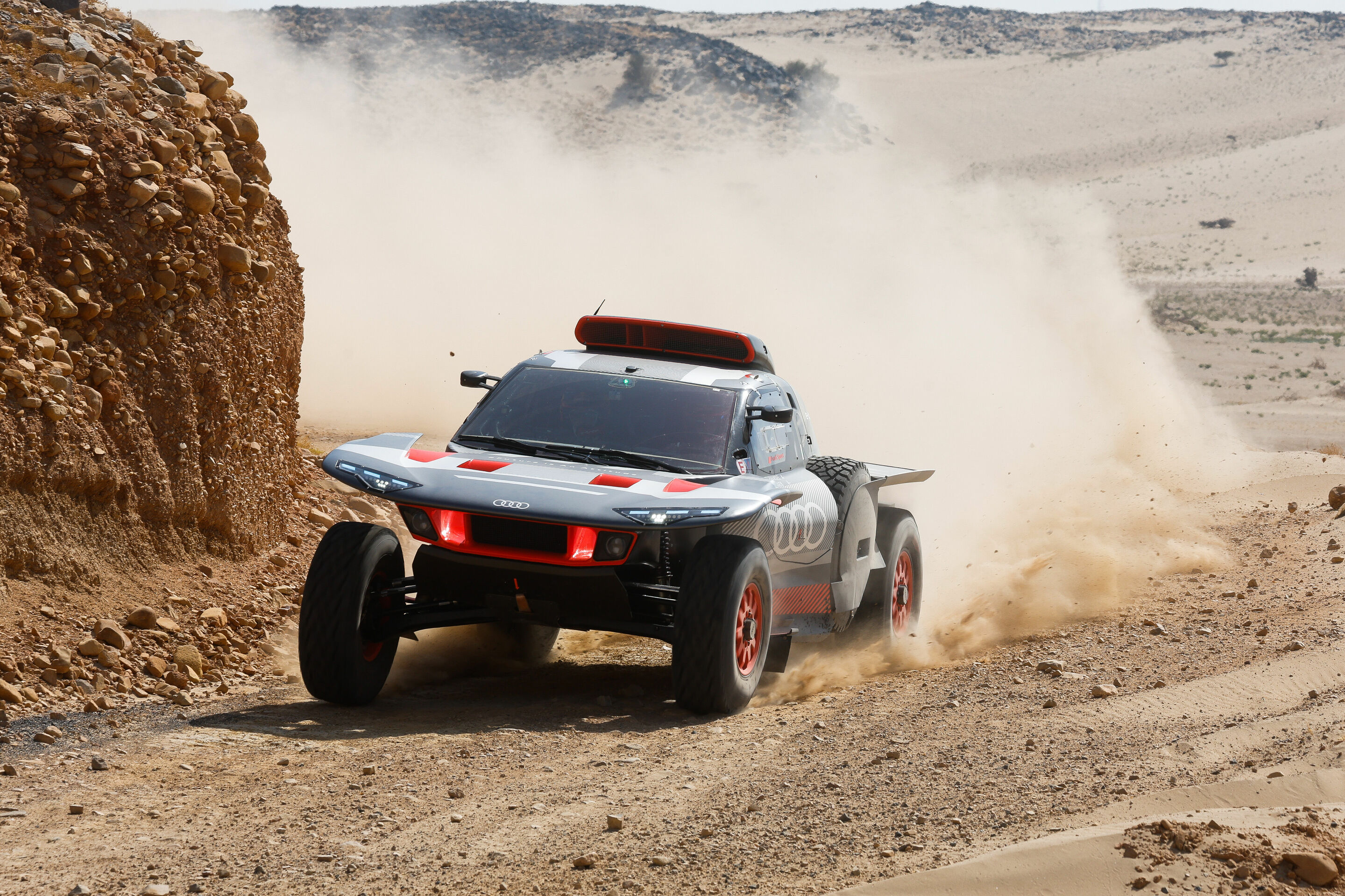 Dakar-Test Saudi-Arabien, Mai 2023 - Audi RS Q e-tron
