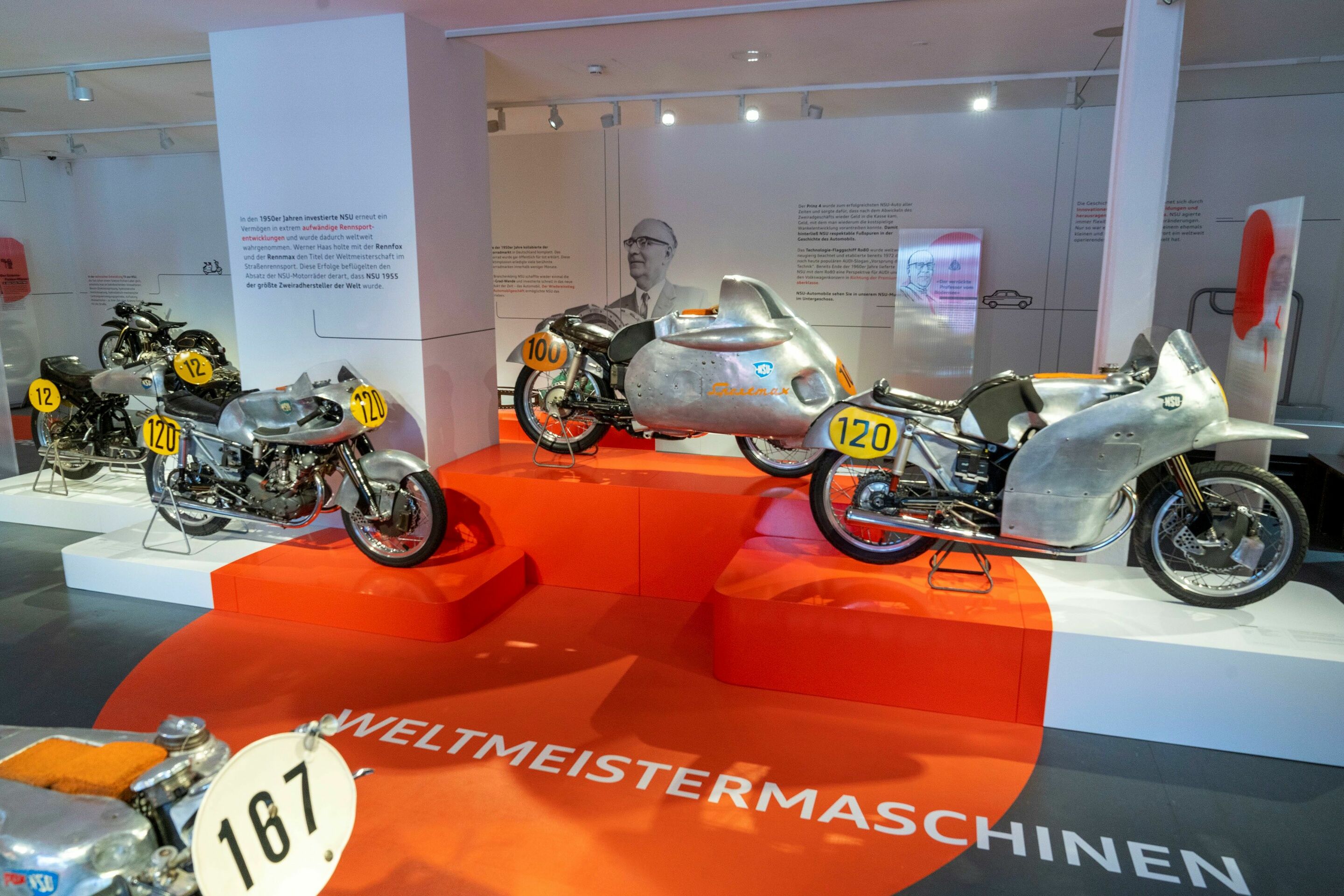 New special exhibition on the traditional brand NSU - The special exhibition “Innovation. Wagemut. Transformation. 150 Jahre NSU,” created by Audi Tradition and the Deutsches Zweirad- und NSU-Museum Neckarsulm, will be on display from June 14, 2023 to...