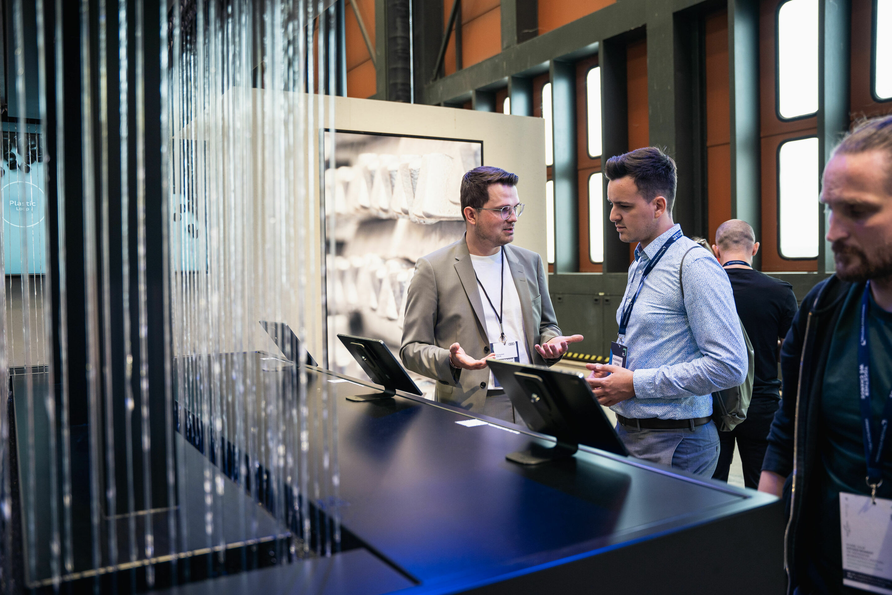 Audi at the GREENTECH FESTIVAL 2023 in Berlin - Innovations relating to circular economy are the focus of Audi's presence at one of Europe's largest sustainability forums. In dialogue with guests, Audi experts gave insights into decarbonization in production...