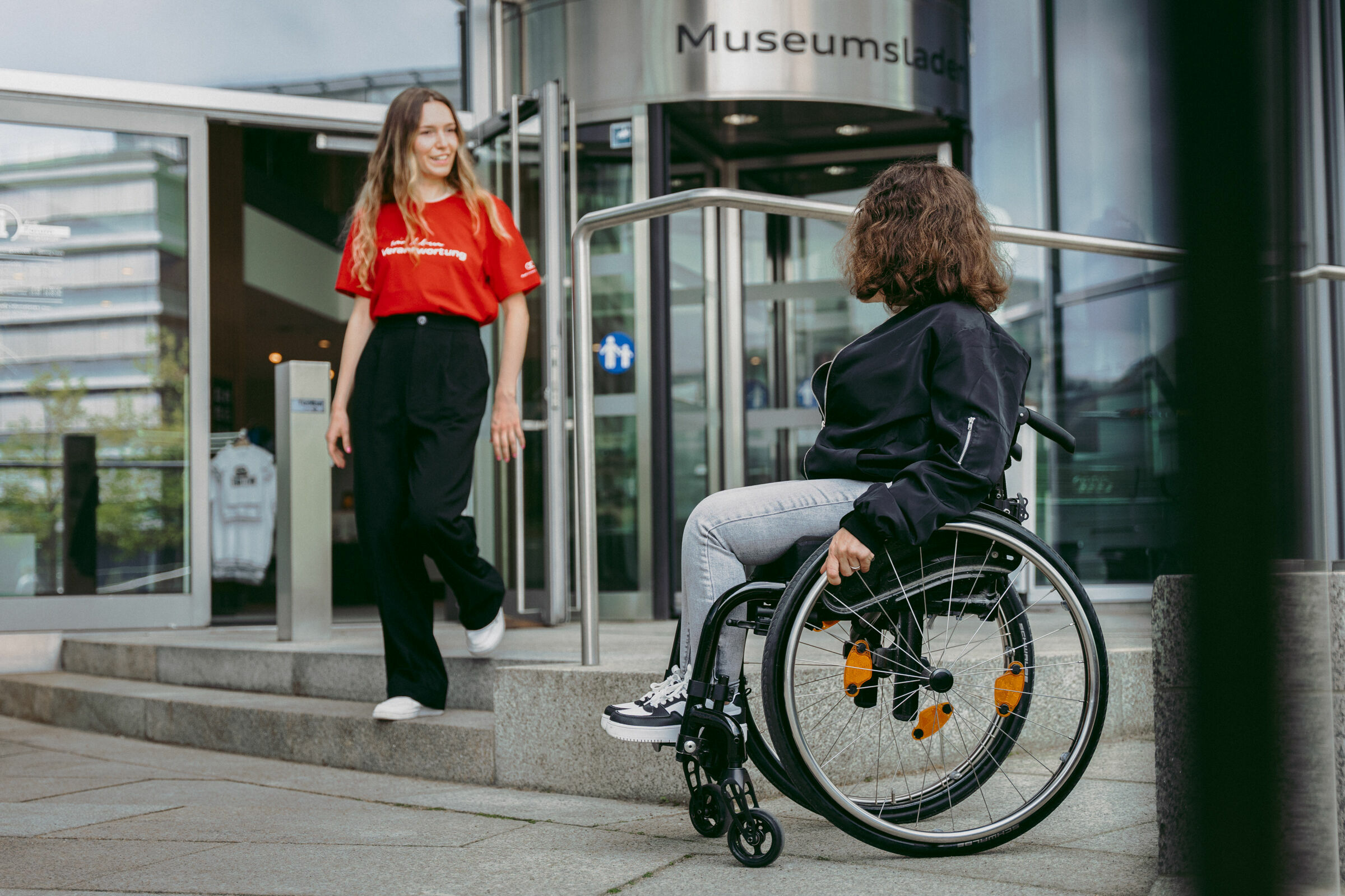 Audi Social Day - For Audi Social Day on June 24, 2023, employees will map wheelchair-accessible areas around Audi’s sites using Wheelmap.