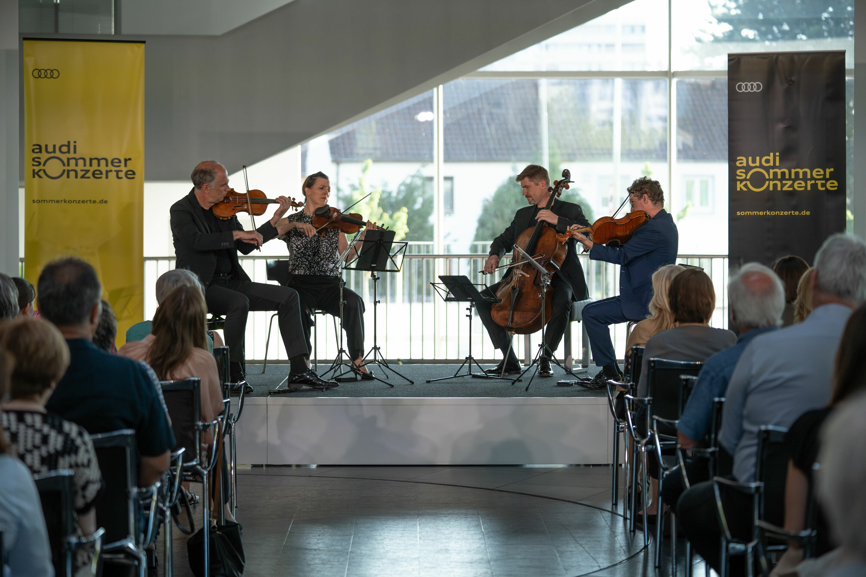 Audi Sommerkonzerte 2023 - Signum Quartet at museum mobile