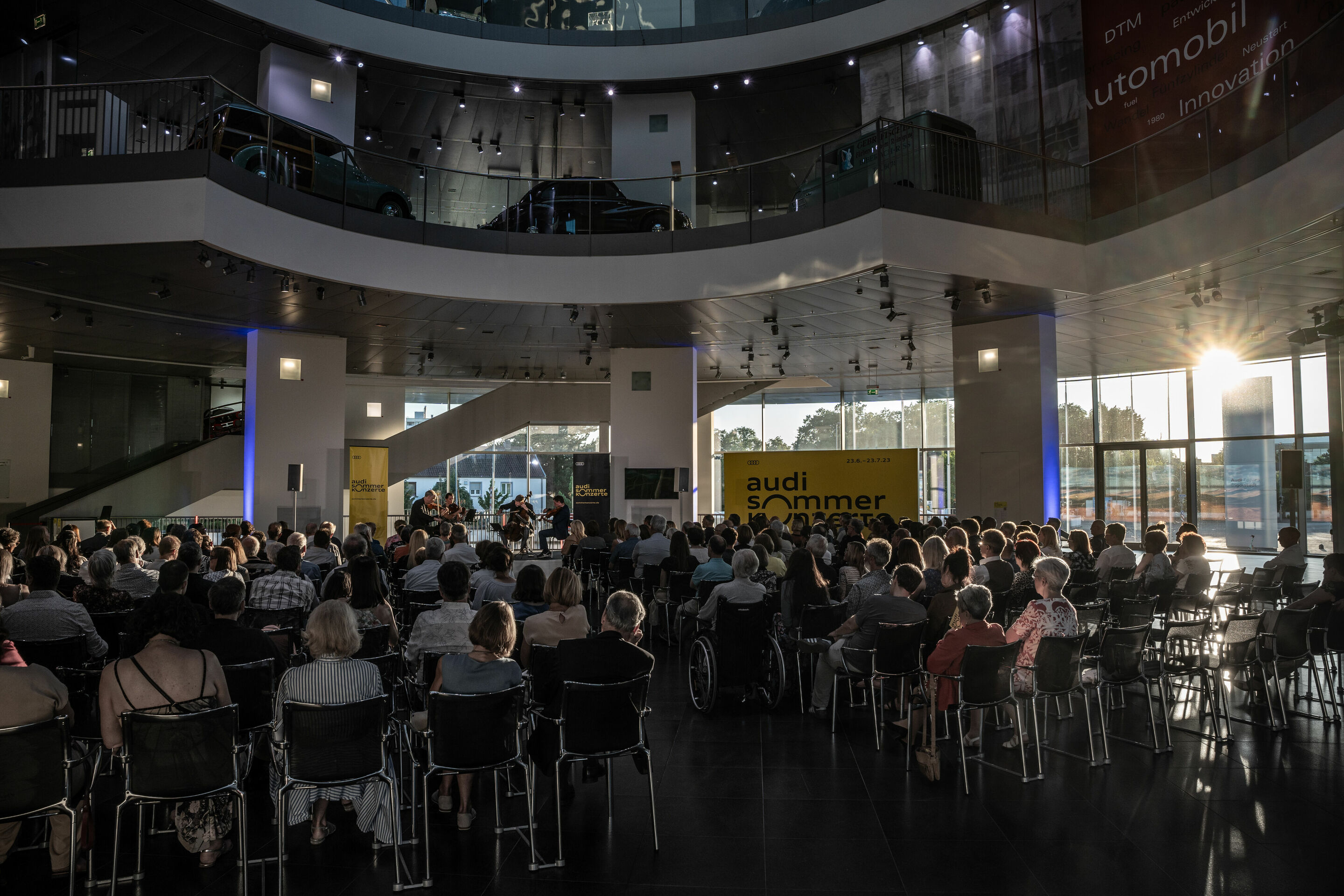 Audi Sommerkonzerte 2023 - Signum Quartett im museum mobile