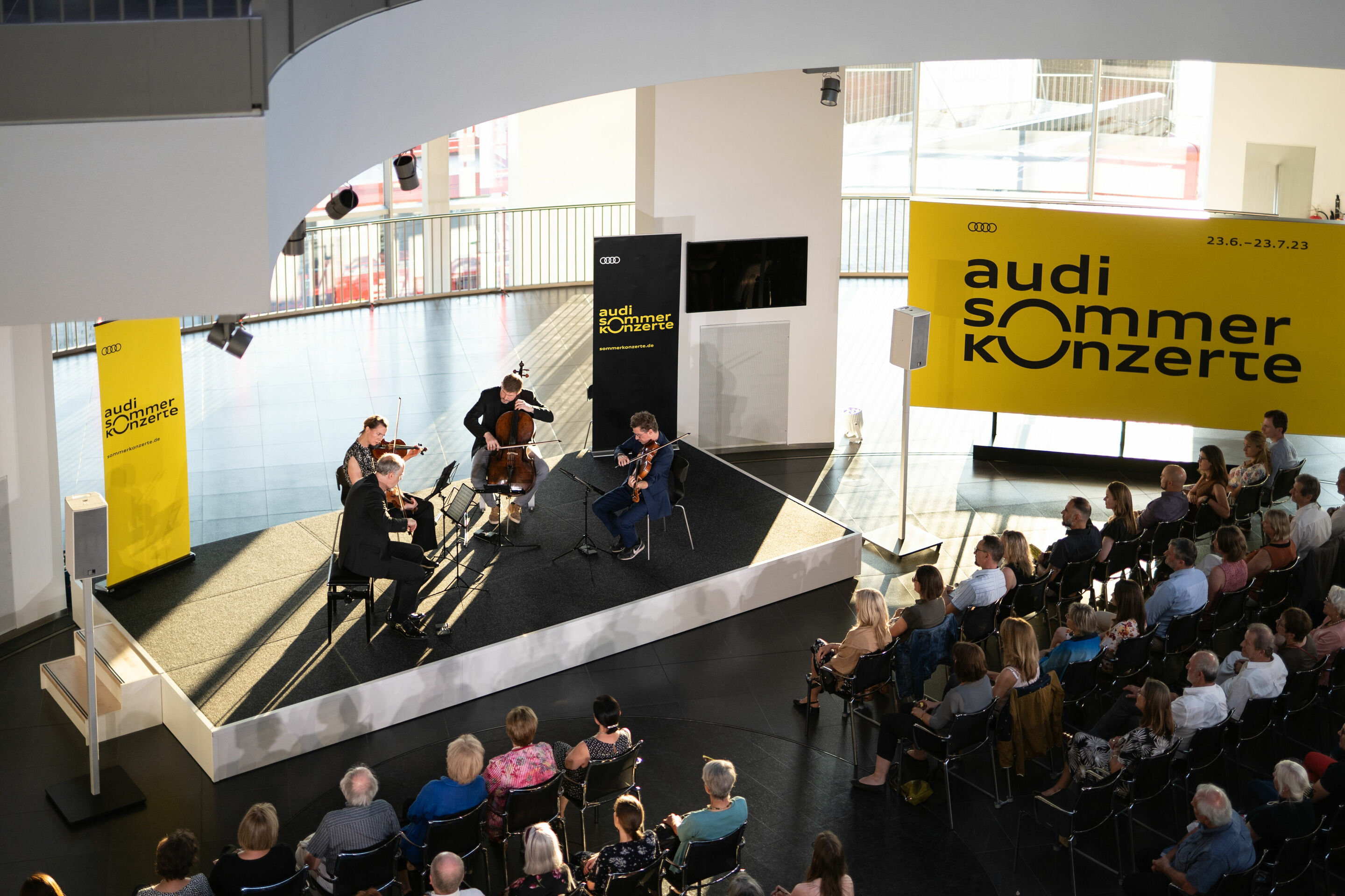 Audi Sommerkonzerte 2023 - Signum Quartett im museum mobile