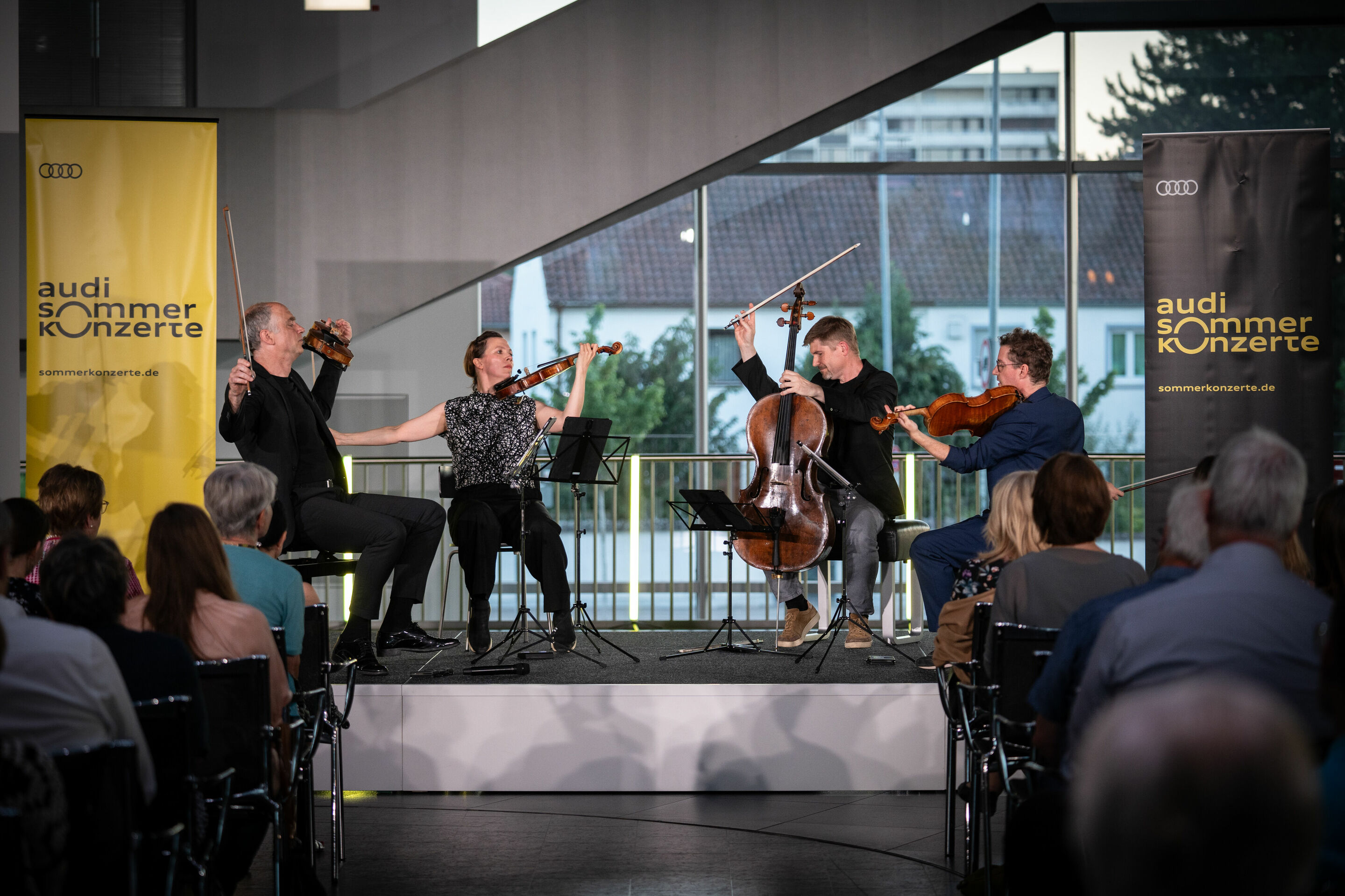 Audi Sommerkonzerte 2023 - Signum Quartett im museum mobile