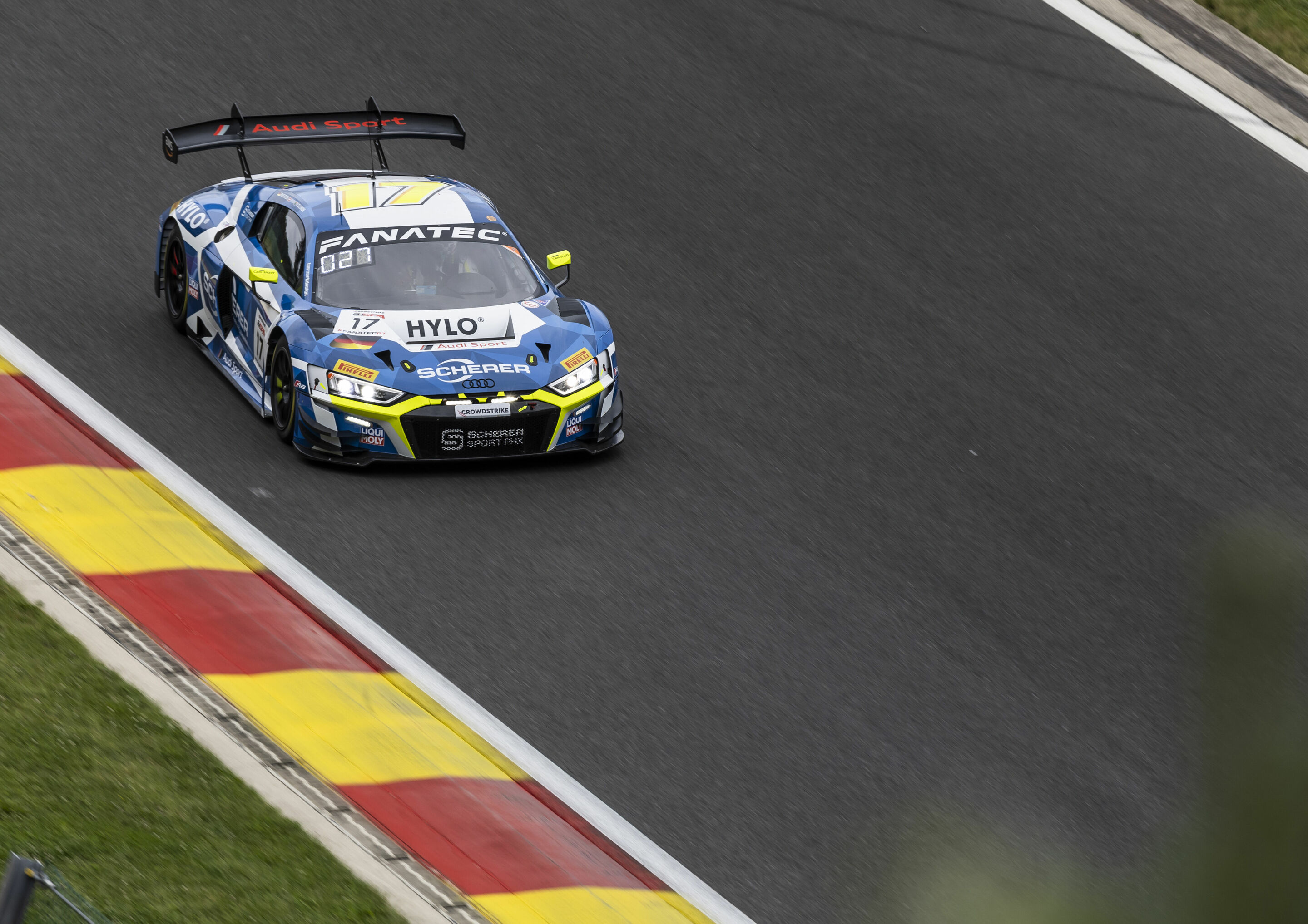 24h Spa 2023 - Audi R8 LMS #17 (Scherer Sport PHX), Luca Engstler/Kelvin van der Linde/Nicki Thiim