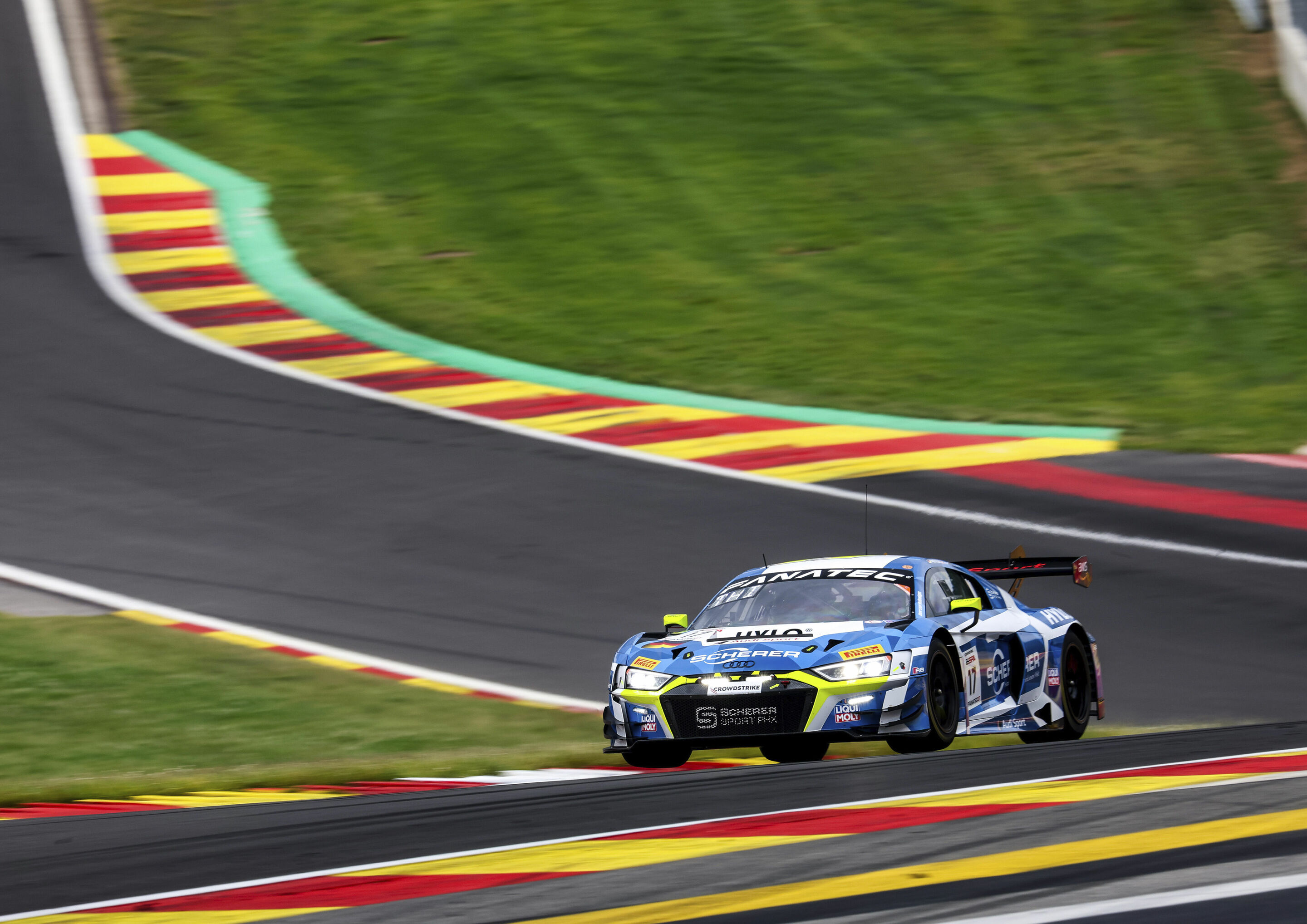 24h Spa 2023 - Audi R8 LMS #17 (Scherer Sport PHX), Luca Engstler/Kelvin van der Linde/Nicki Thiim
