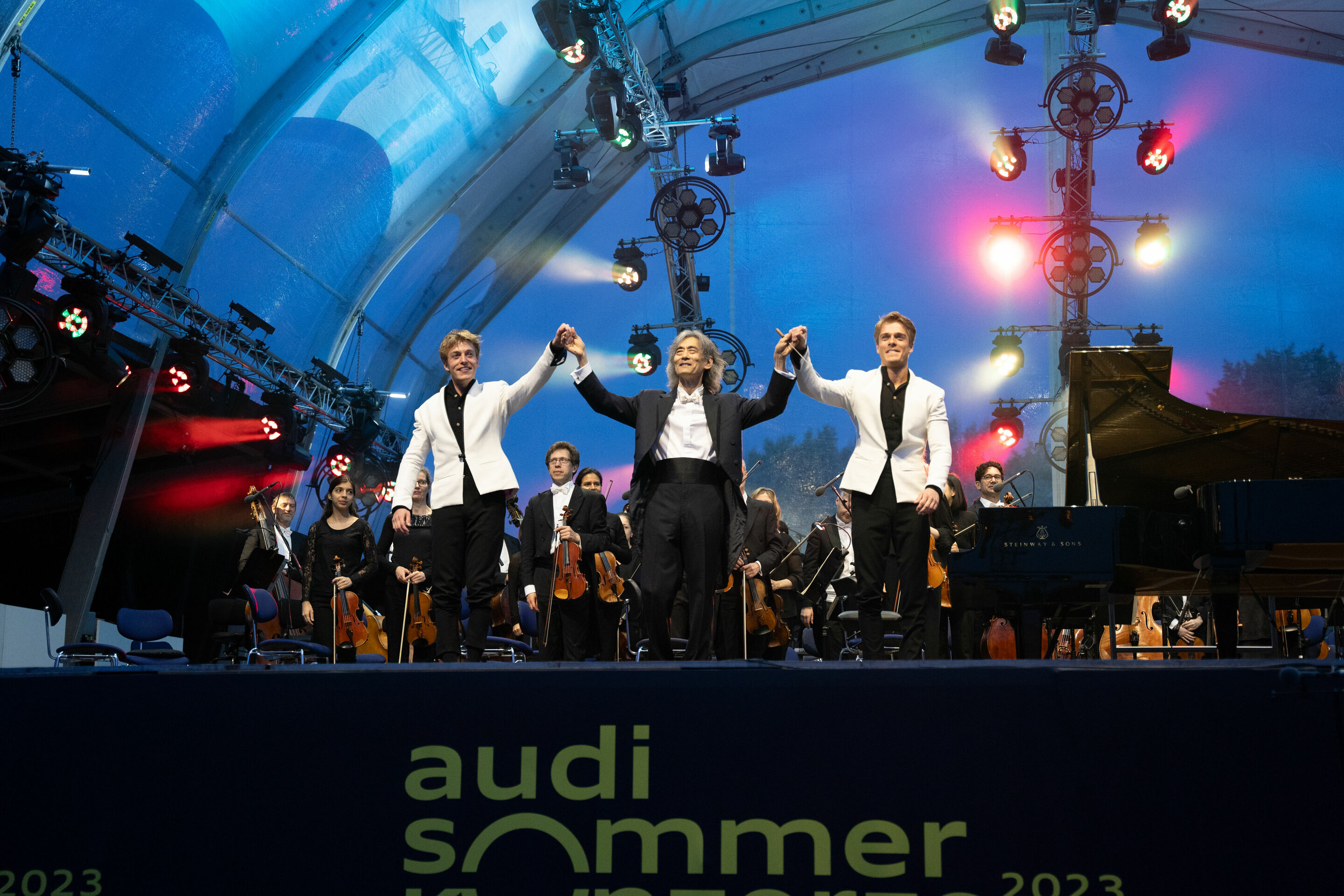 Audi Sommerkonzerte 2023 - Kent Nagano und die Jussen Brüder