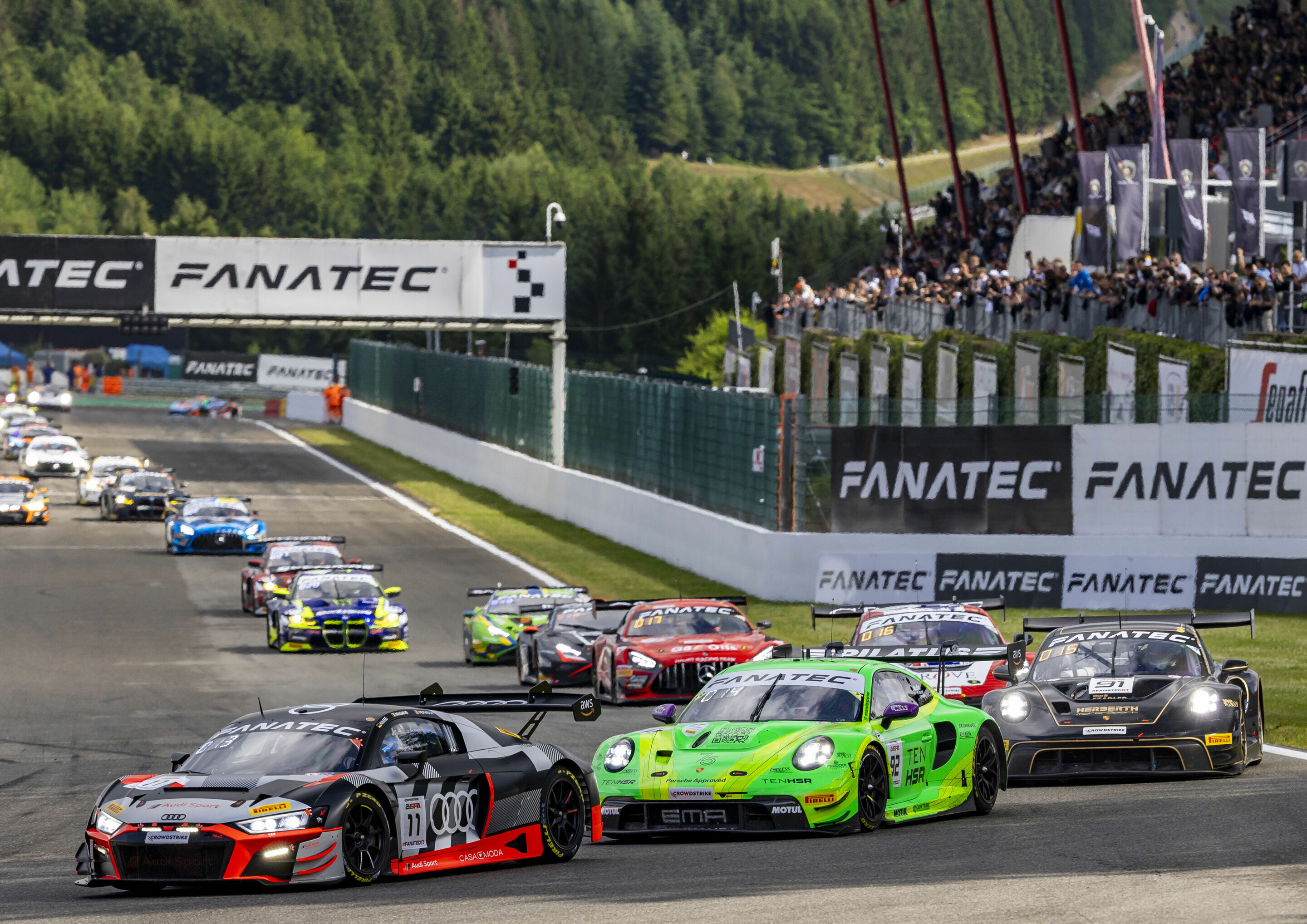 24h Spa 2023 - Audi R8 LMS #11 (Audi Sport Team Comtoyou), Christopher Haase/Gilles Magnus/Frédéric Vervisch