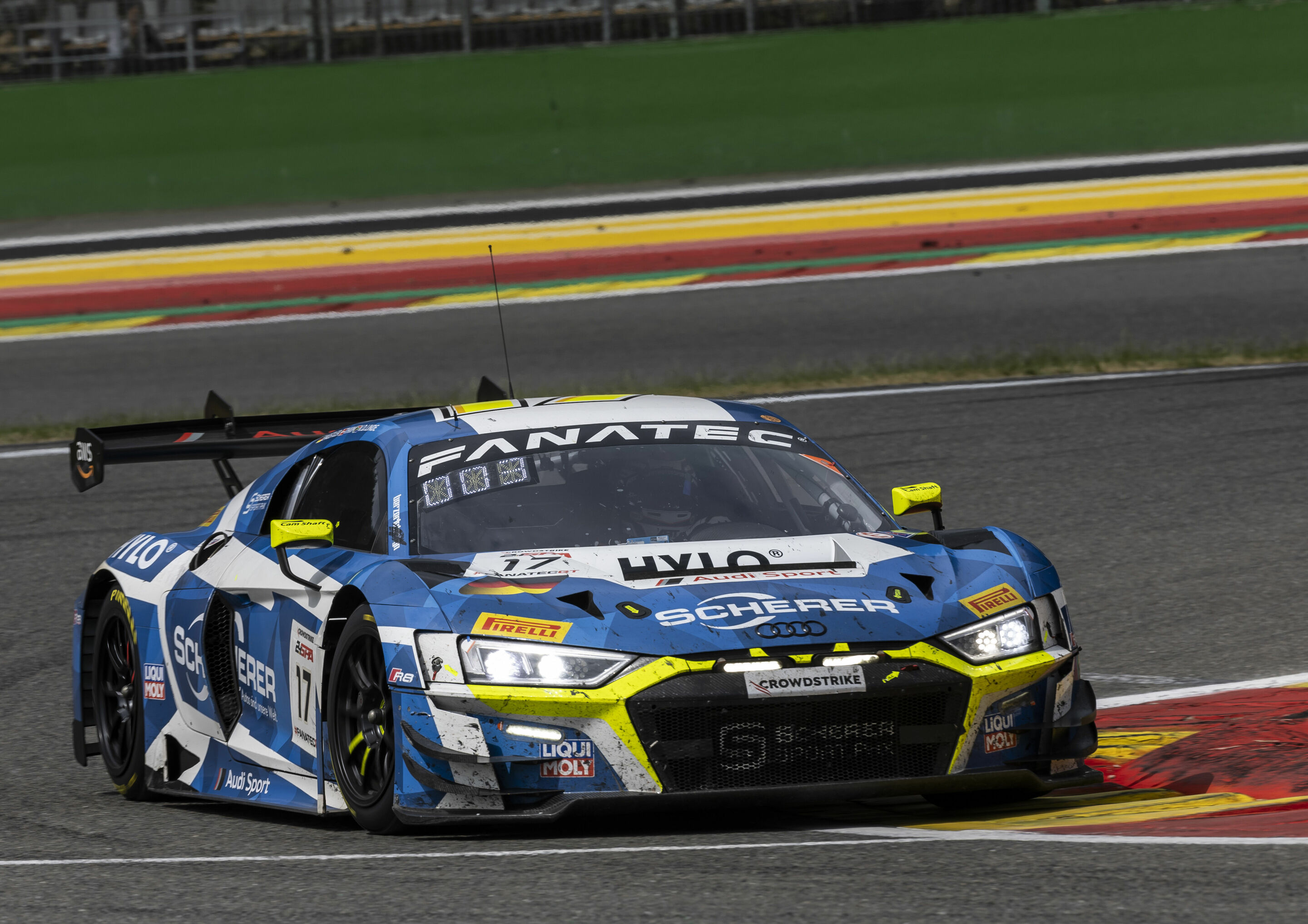 24h Spa 2023 - Audi R8 LMS #17 (Scherer Sport PHX), Luca Engstler/Kelvin van der Linde/Nicki Thiim