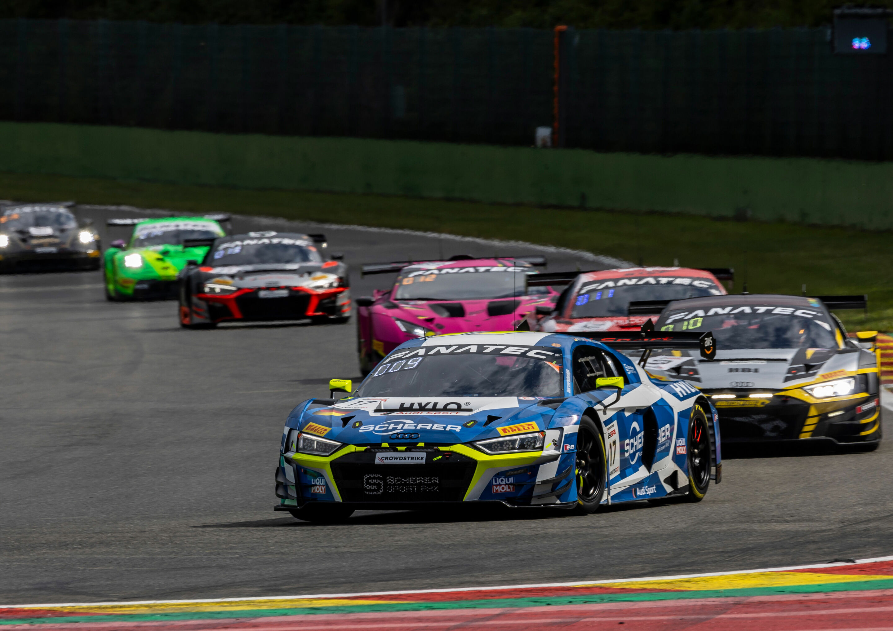 24h Spa 2023 - Audi R8 LMS #17 (Scherer Sport PHX), Luca Engstler/Kelvin van der Linde/Nicki Thiim