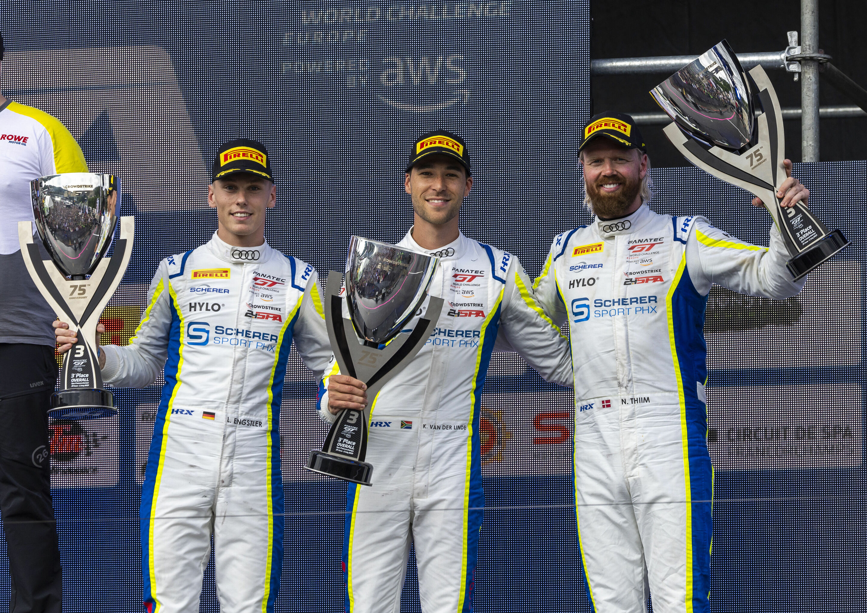 24h Spa 2023 - Luca Engstler, Kelvin van der Linde, Nicki Thiim