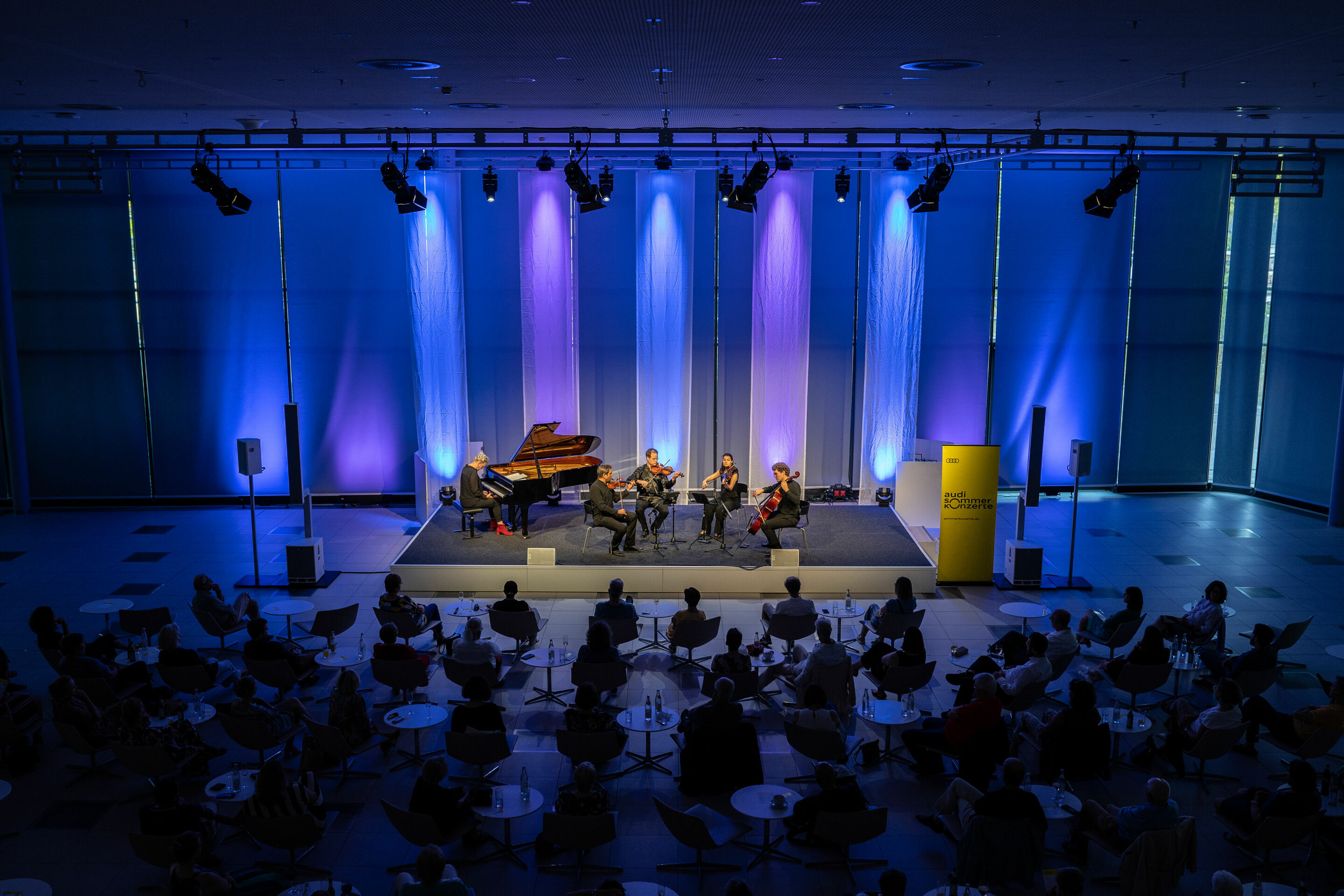 Audi Sommerkonzerte 2023 - Classic meets jazz - Delian Quartett - Julia Hülsmann
