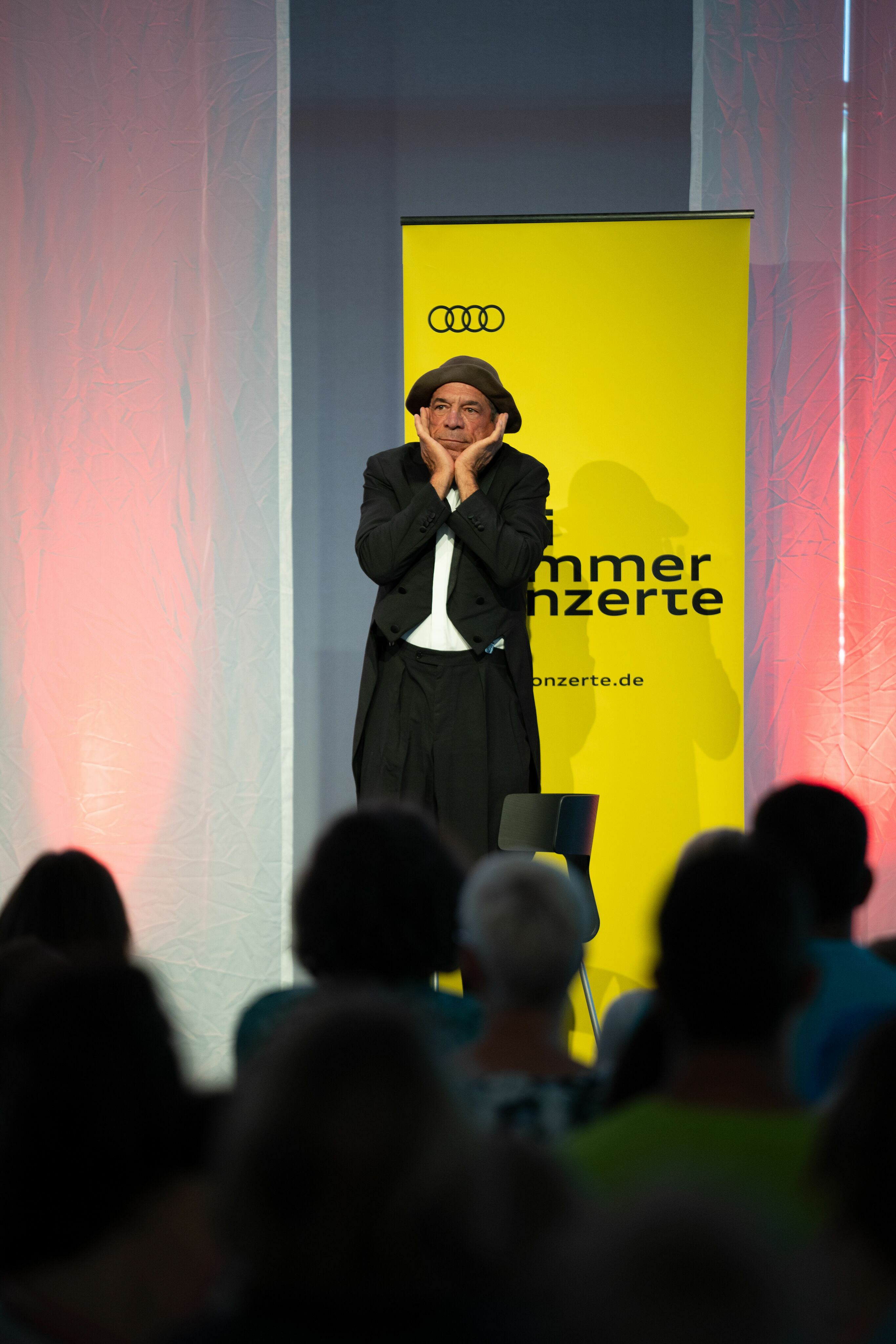 Audi Sommerkonzerte 2023 - Classic with clown - Delian Quartet and Peter Shub