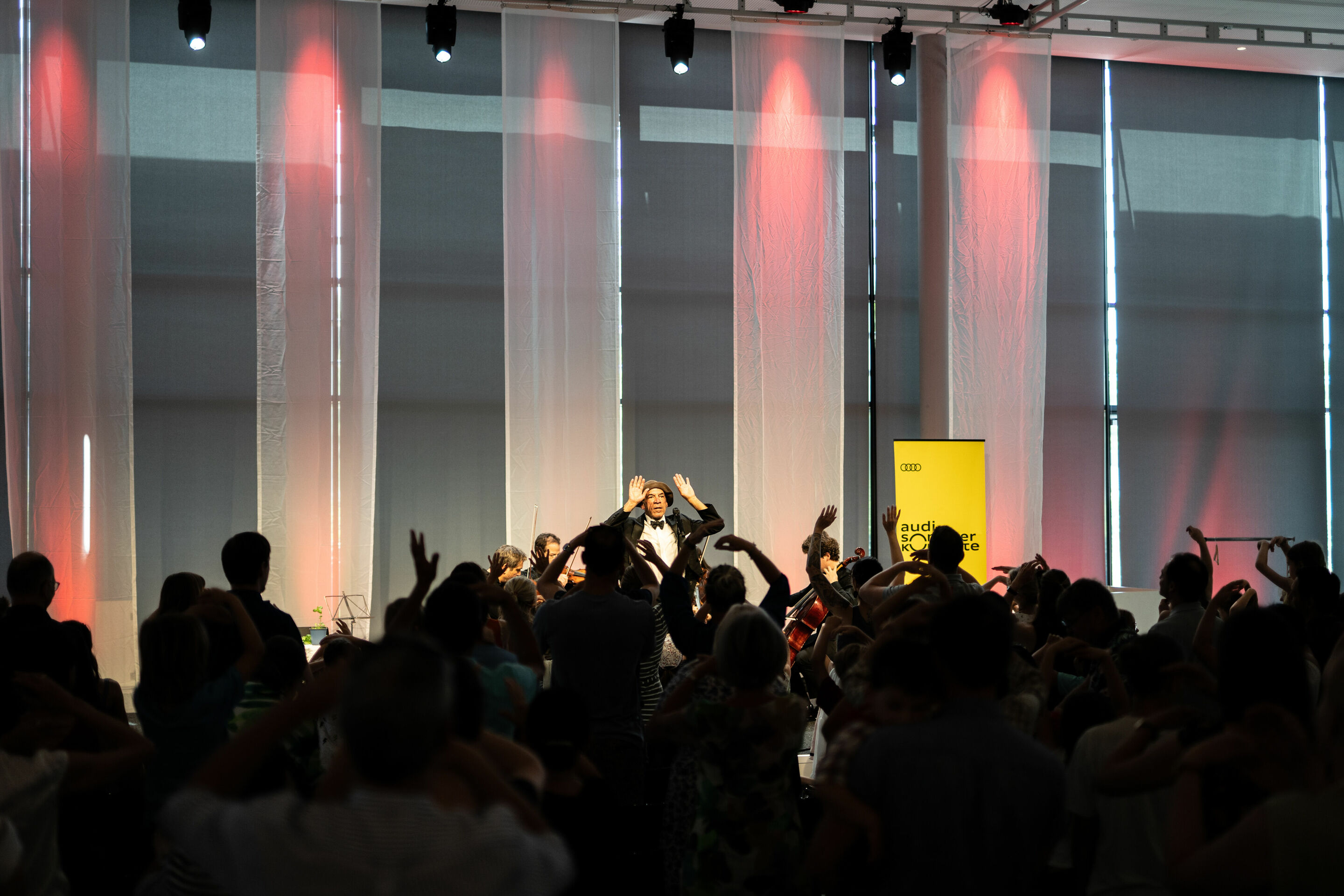 Audi Sommerkonzerte 2023 - Klassik mit Clown - Delian Quartett und Peter Shub