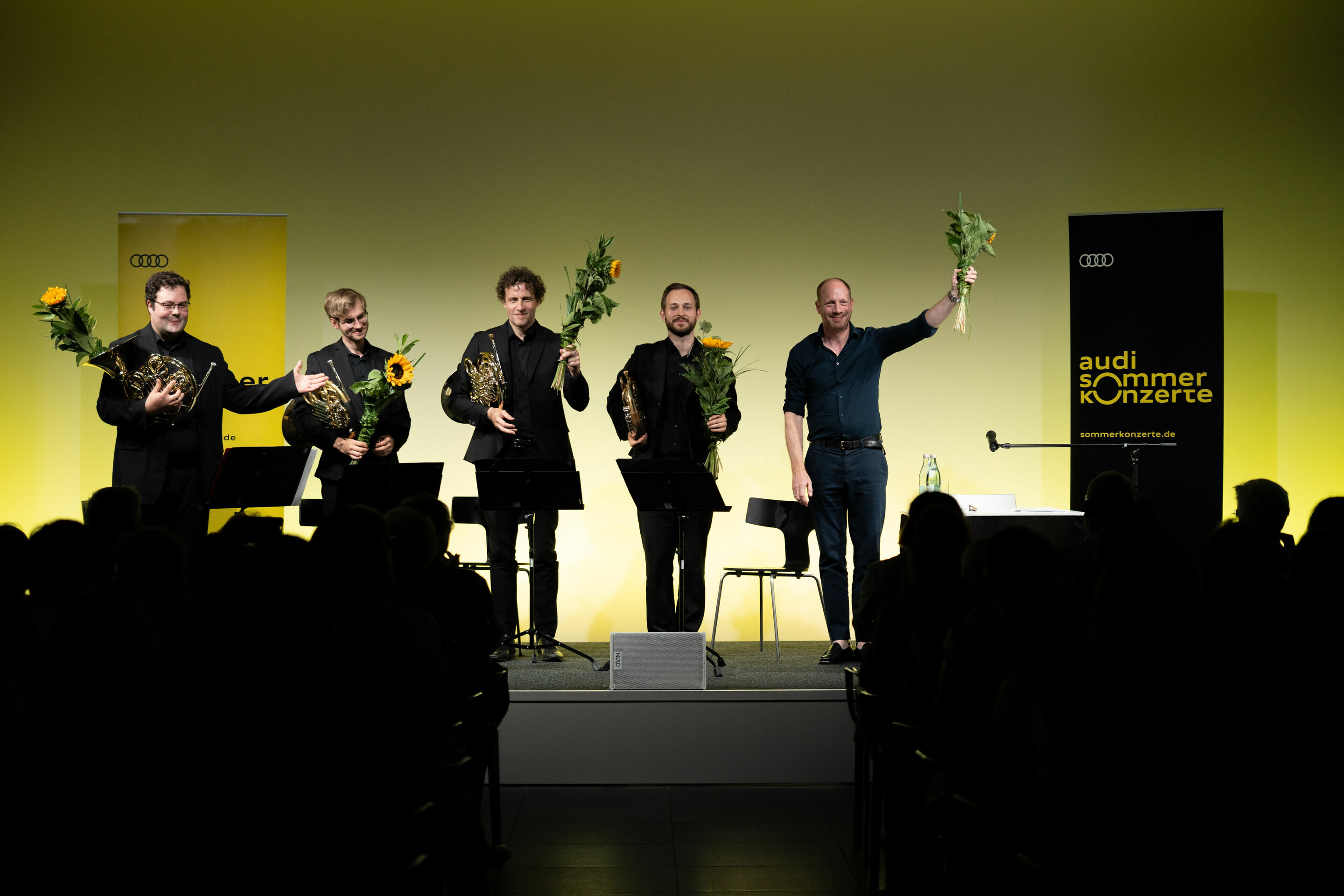 Audi Sommerkonzerte 2023 - Loriot lyrics with the Munich Opera Horns & Johann von Bülow