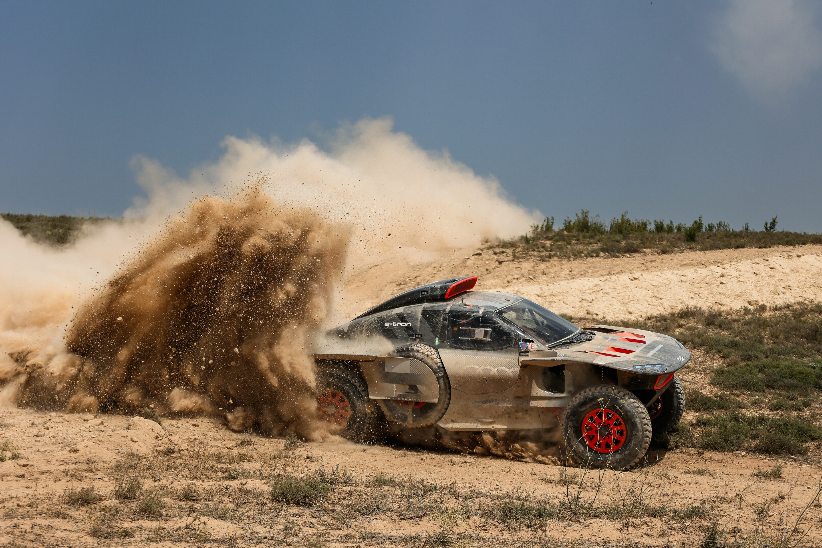 Dakar test Zaragoza, July 2023 - Audi RS Q e-tron