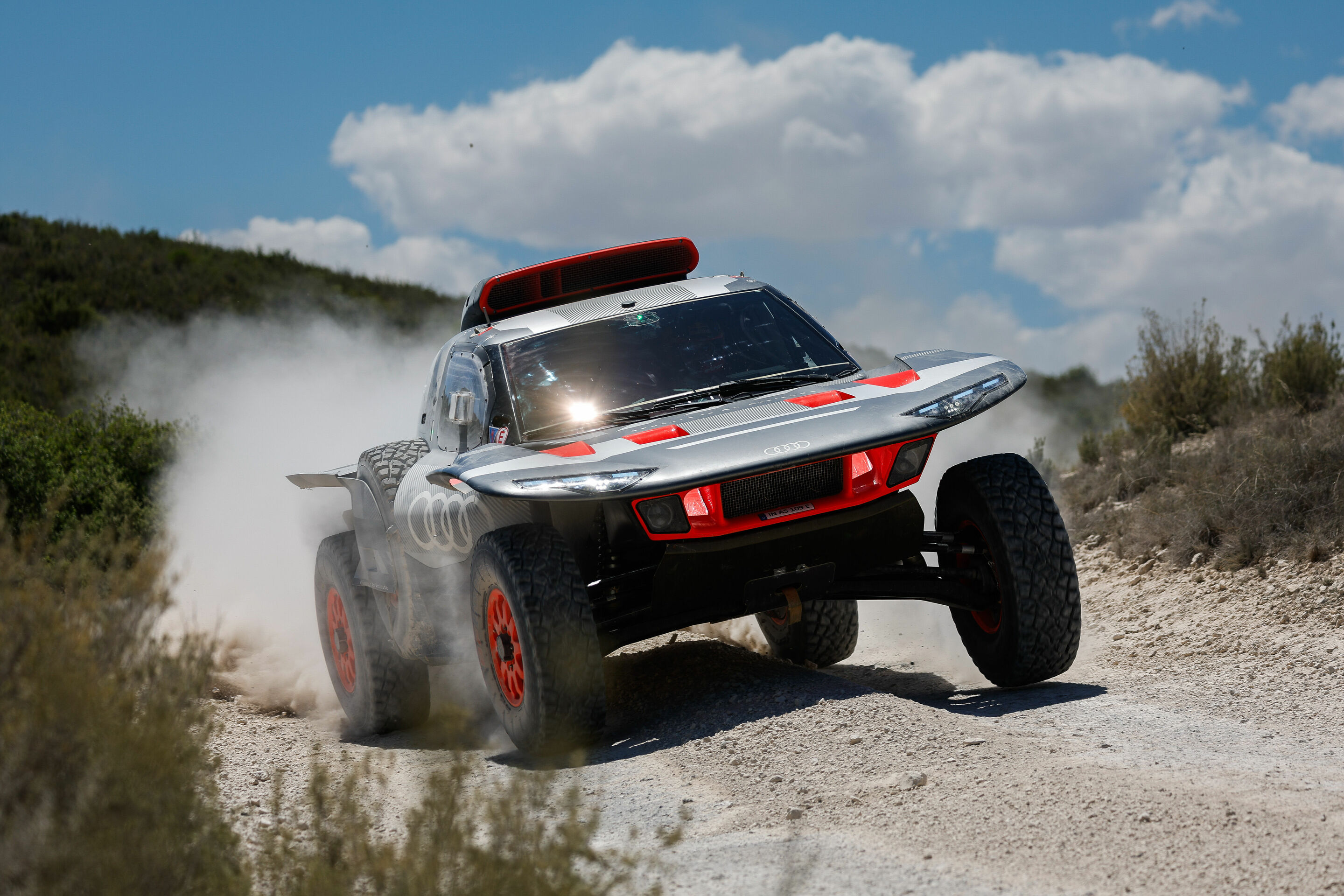 Dakar test Zaragoza, July 2023 - Audi RS Q e-tron