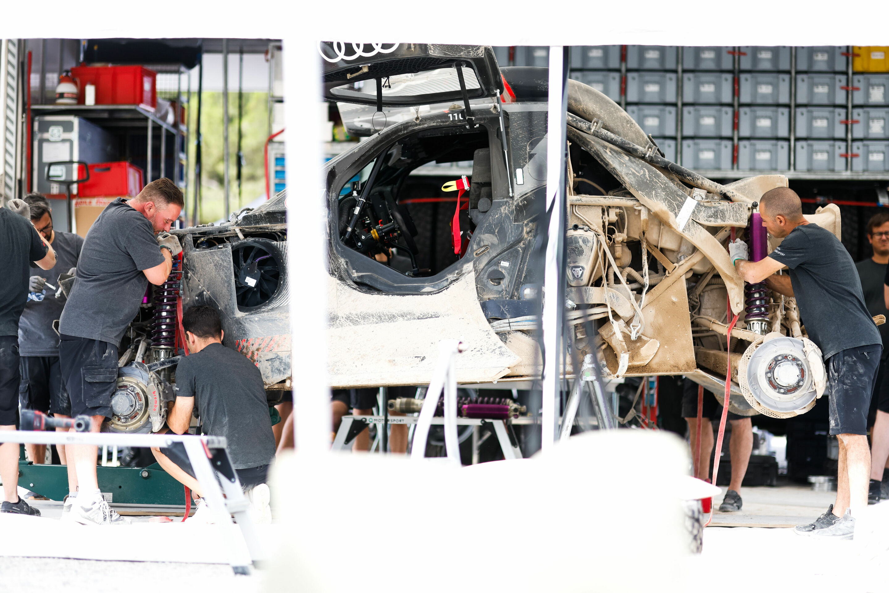 Dakar-Test Saragossa, Juli 2023 - Audi RS Q e-tron