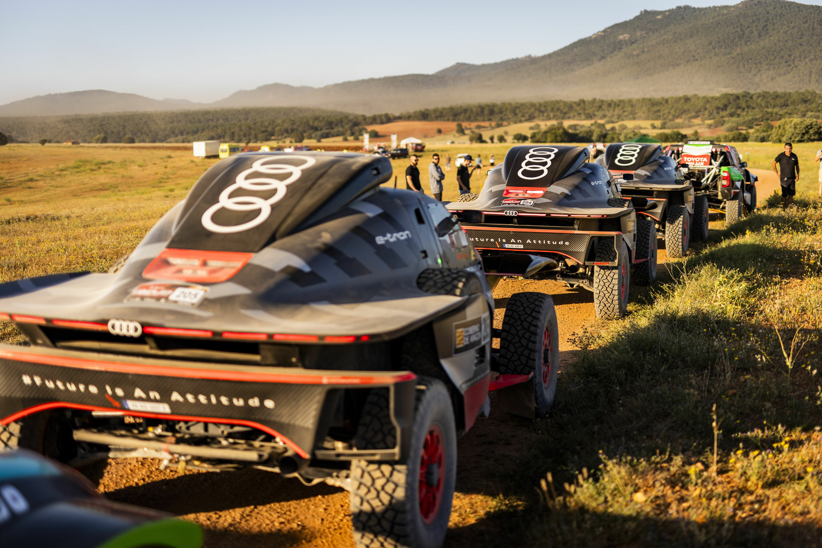 Baja España Aragón 2023 - Audi RS Q e-tron #204 (Team Audi Sport), Stéphane Peterhansel/Edouard Boulanger