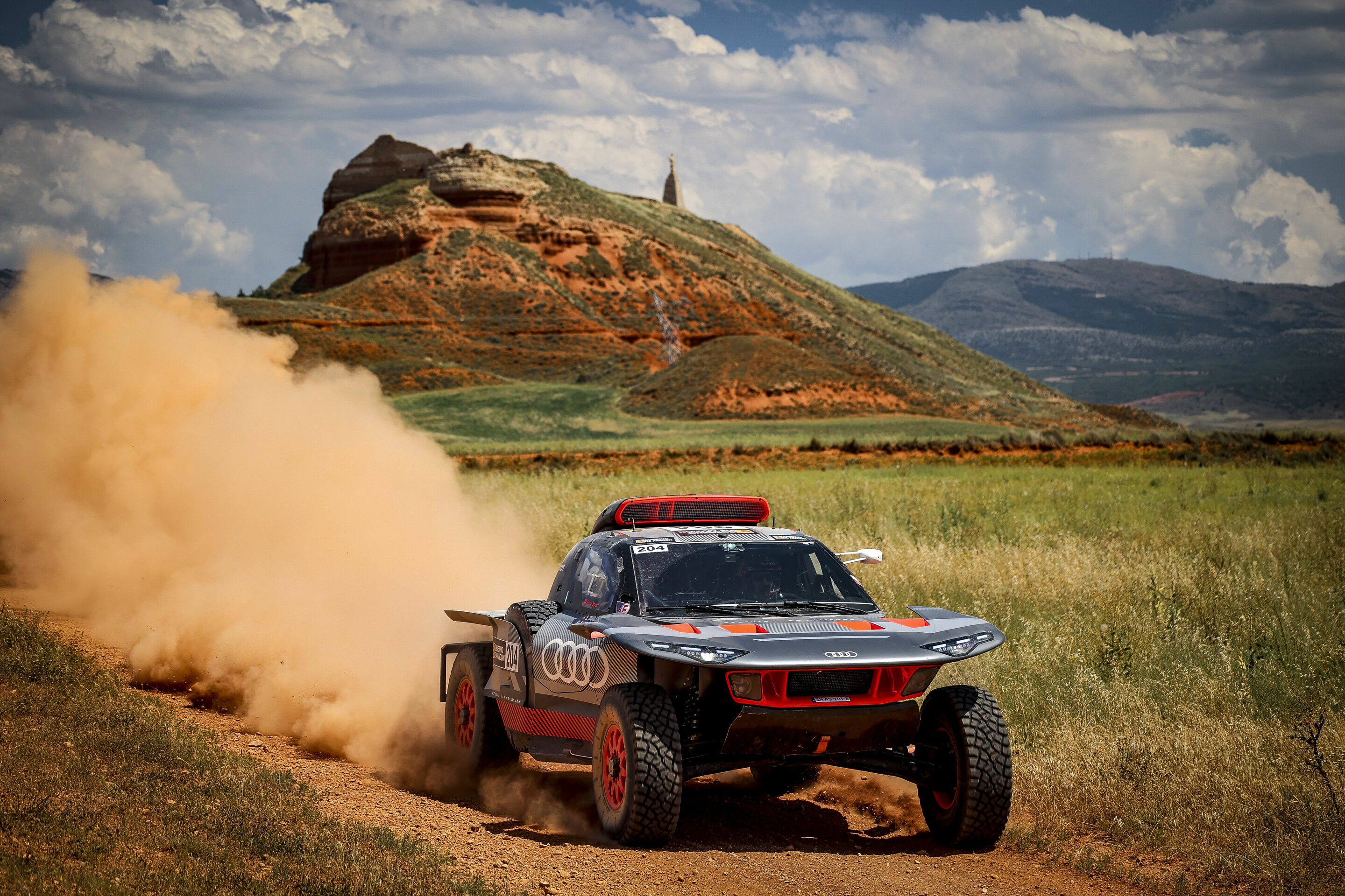 Baja España Aragón 2023 - Audi RS Q e-tron #204 (Team Audi Sport), Stéphane Peterhansel/Edouard Boulanger