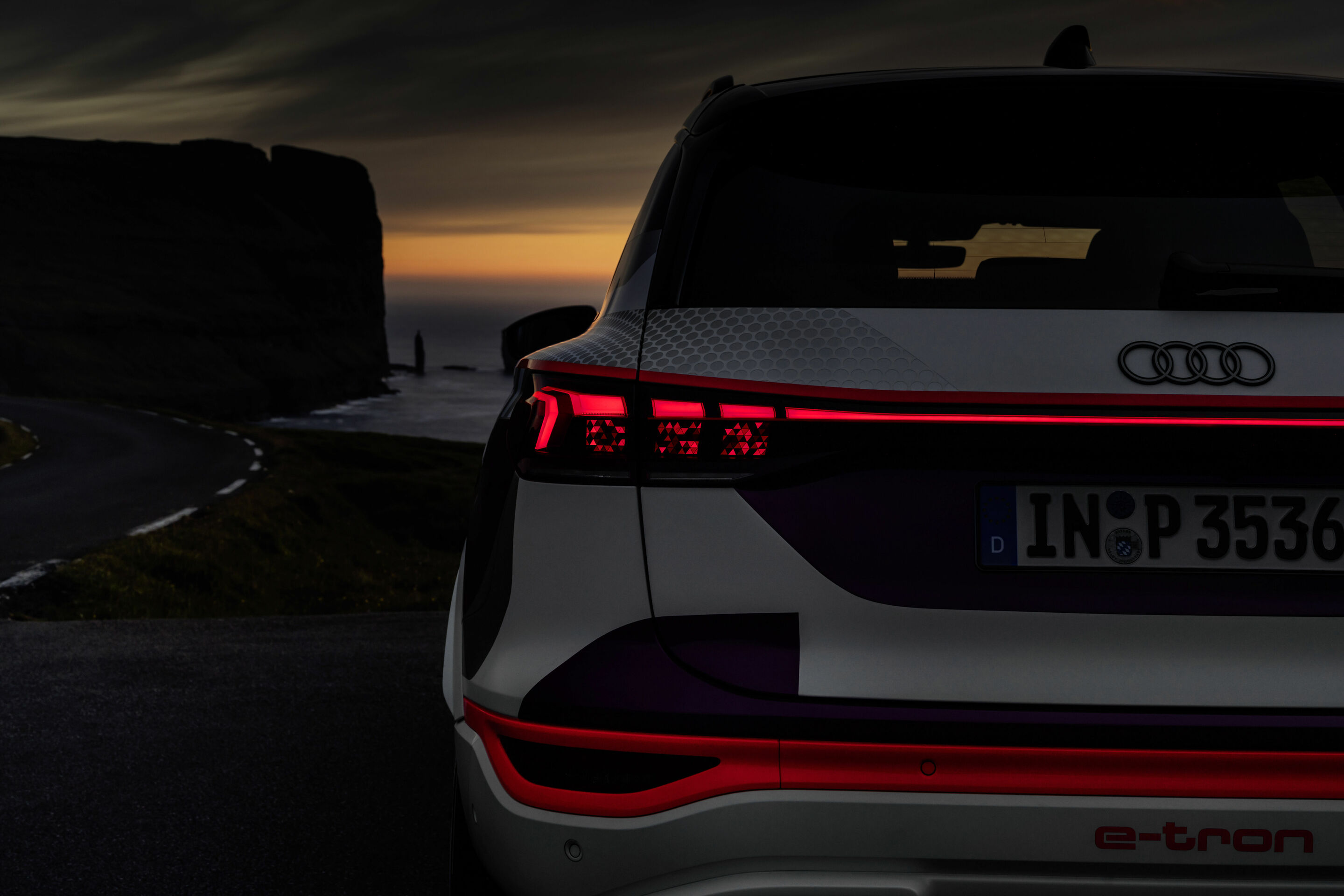 Audi Q6 e-tron Prototyp - Standaufnahme