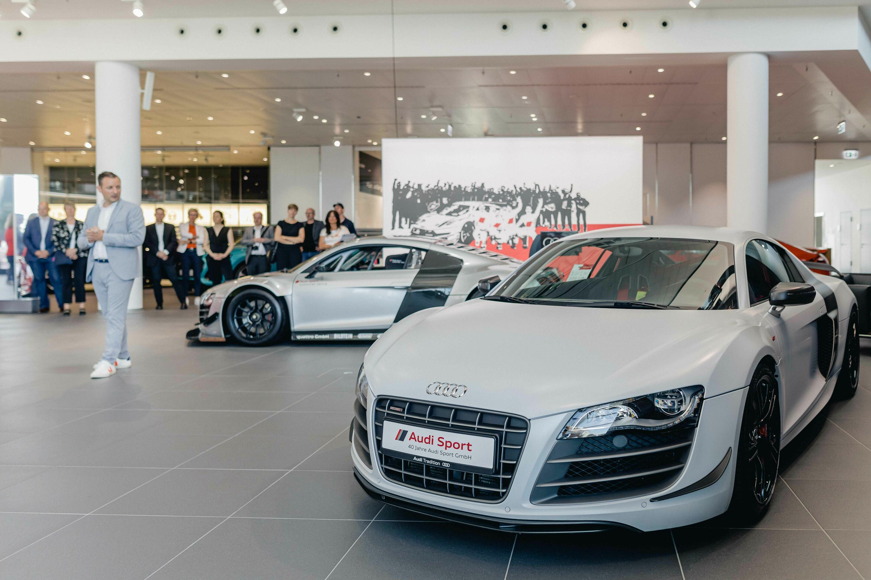 40 Jahre Audi Sport GmbH - Jubiläumsausstellung „40 Jahre Audi Sport GmbH – Fascination meets performance“ im Audi Forum Neckarsulm