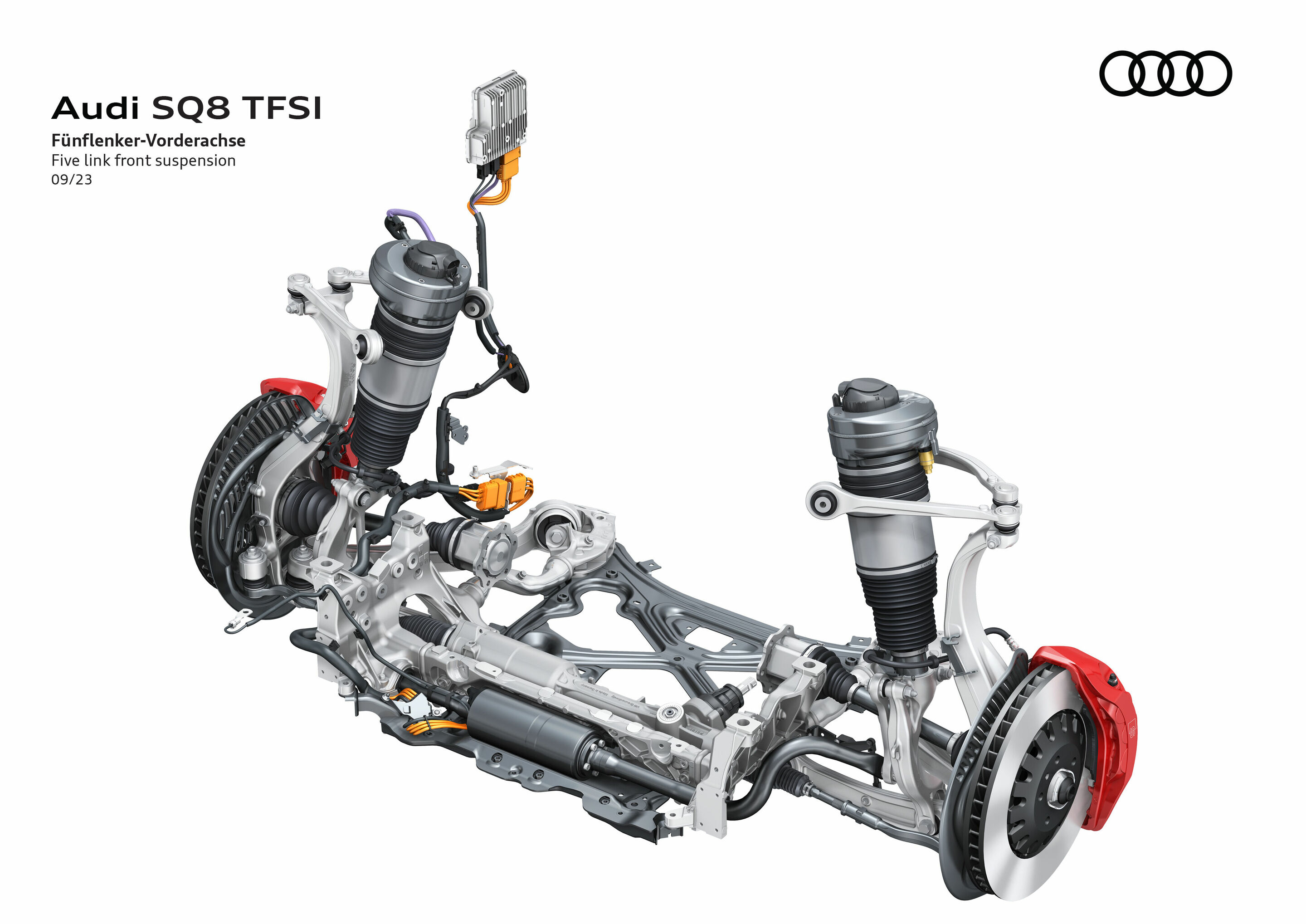 Illustration - Audi SQ8 TFSI - Five link front suspension