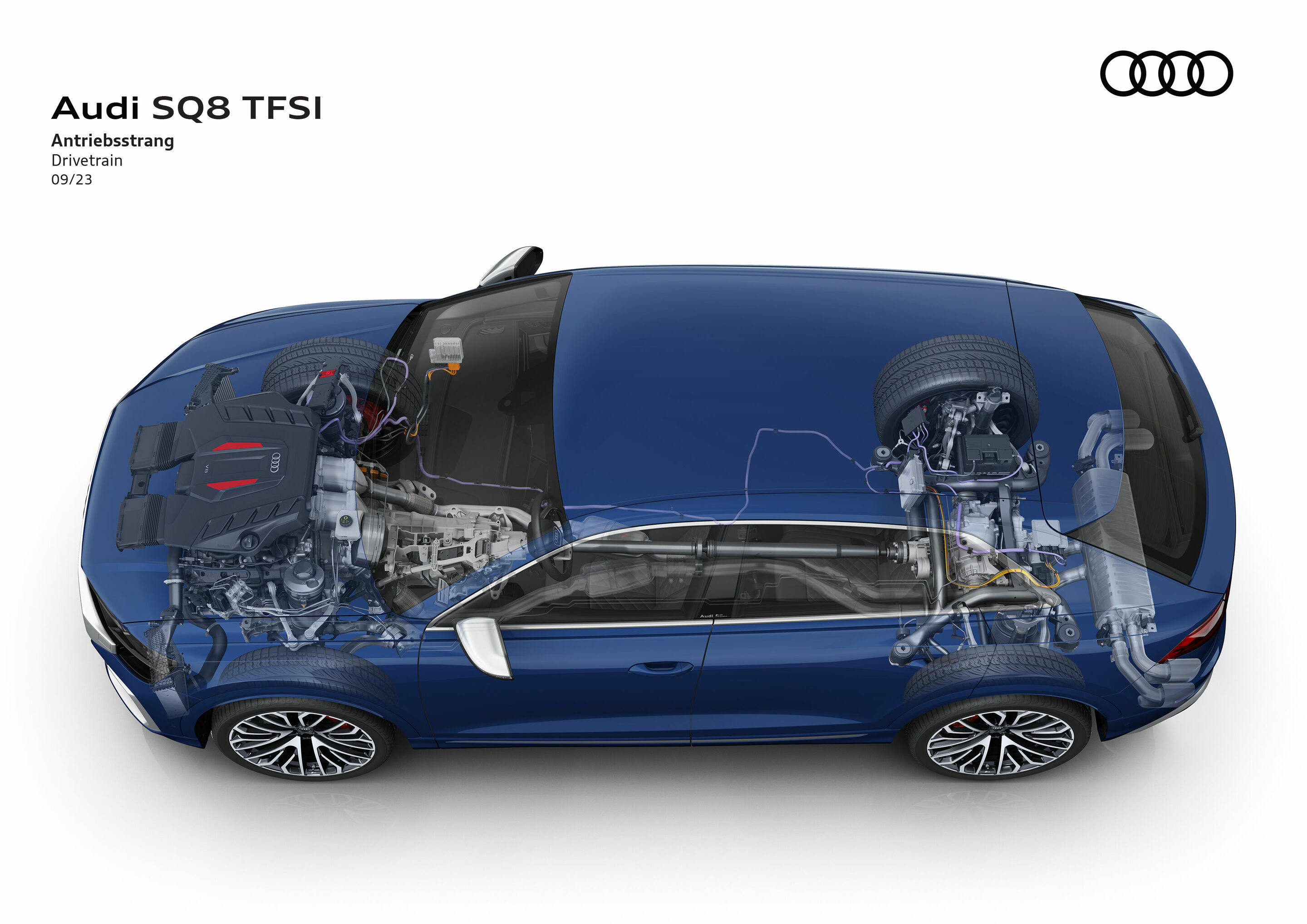 Illustration - Audi SQ8 TFSI - Antriebsstrang