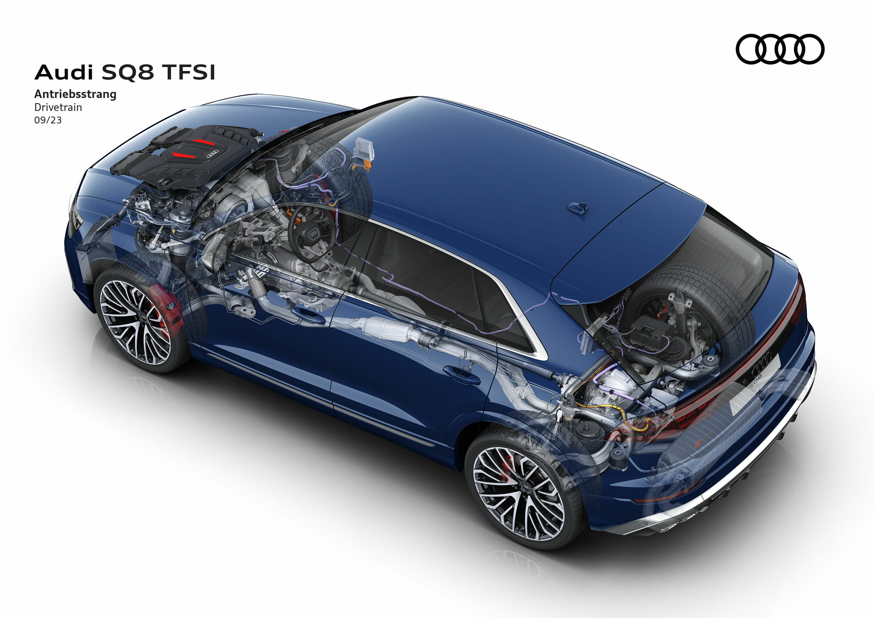 Illustration - Audi SQ8 TFSI - Antriebsstrang