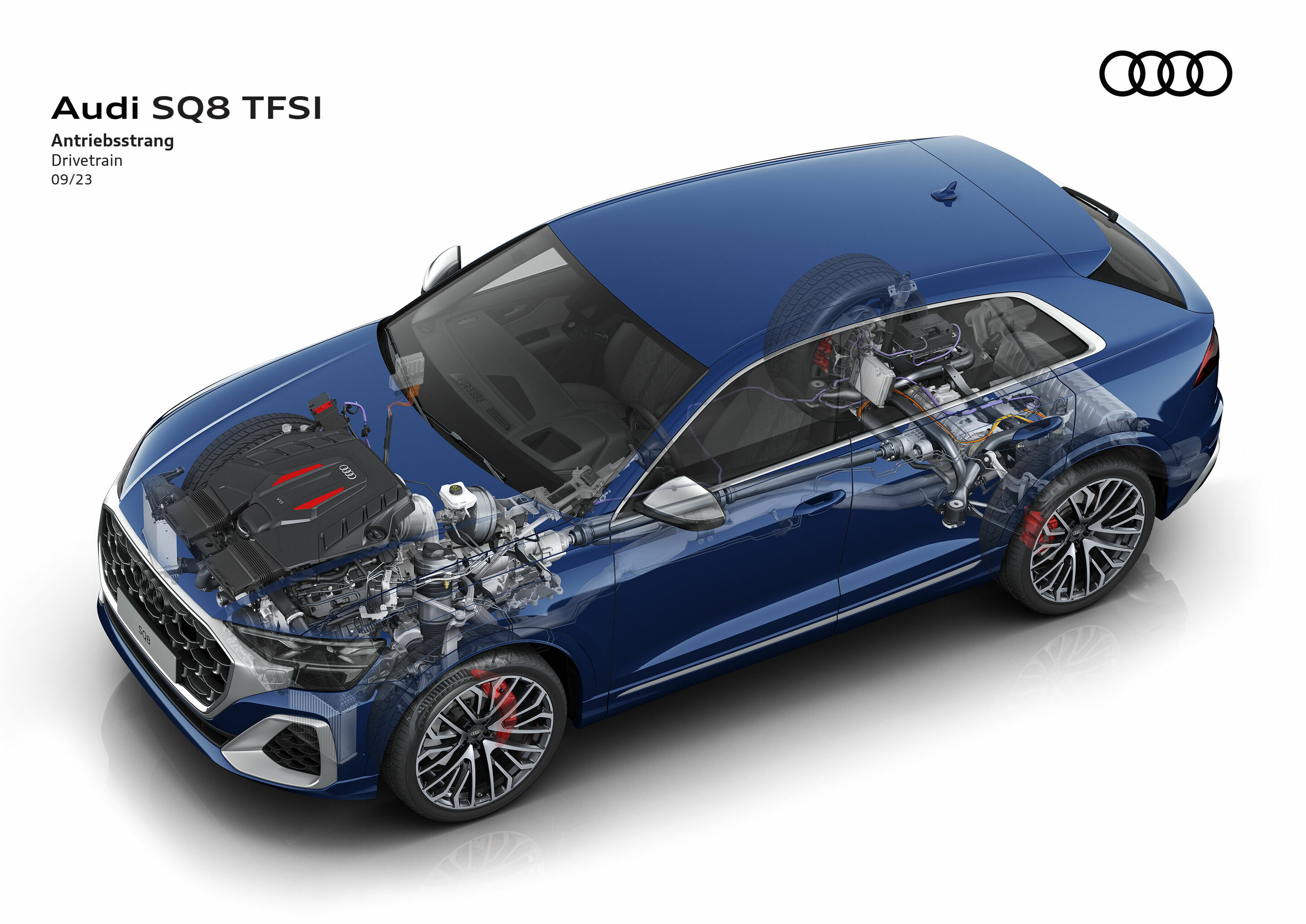 Illustration - Audi SQ8 TFSI - Antriebsstrang