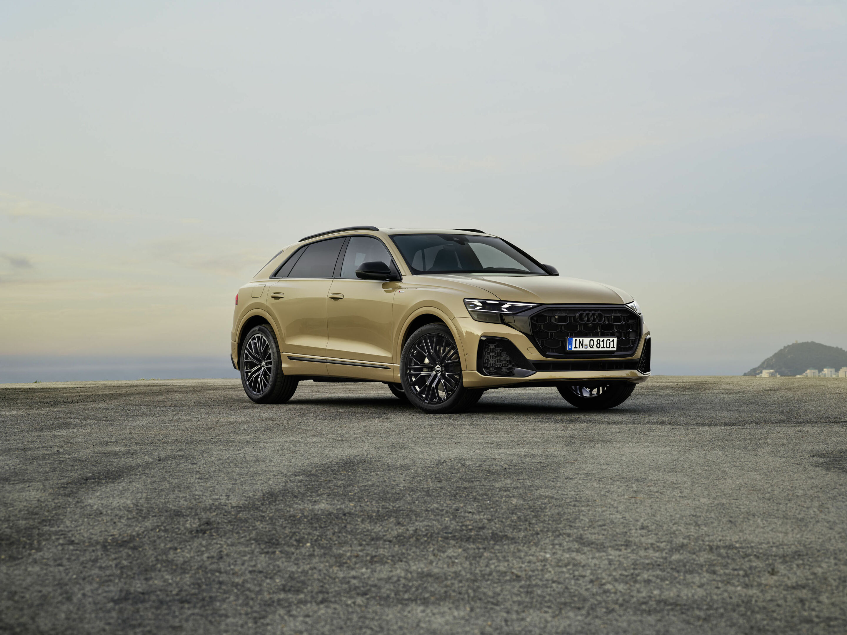 Audi Q8 - Static photo,
Colour: Sakhir gold metallic