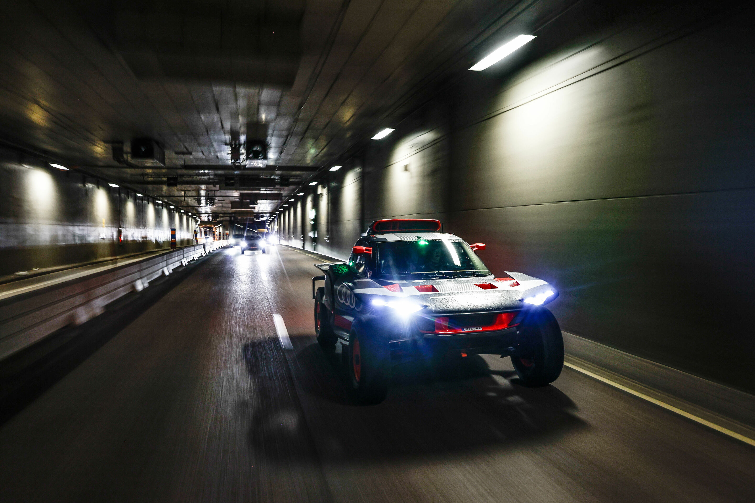 #DakarCityTour 2023: Stockholm - Audi RS Q e-tron (Team Audi Sport), Mattias Ekström/Emil Bergkvist