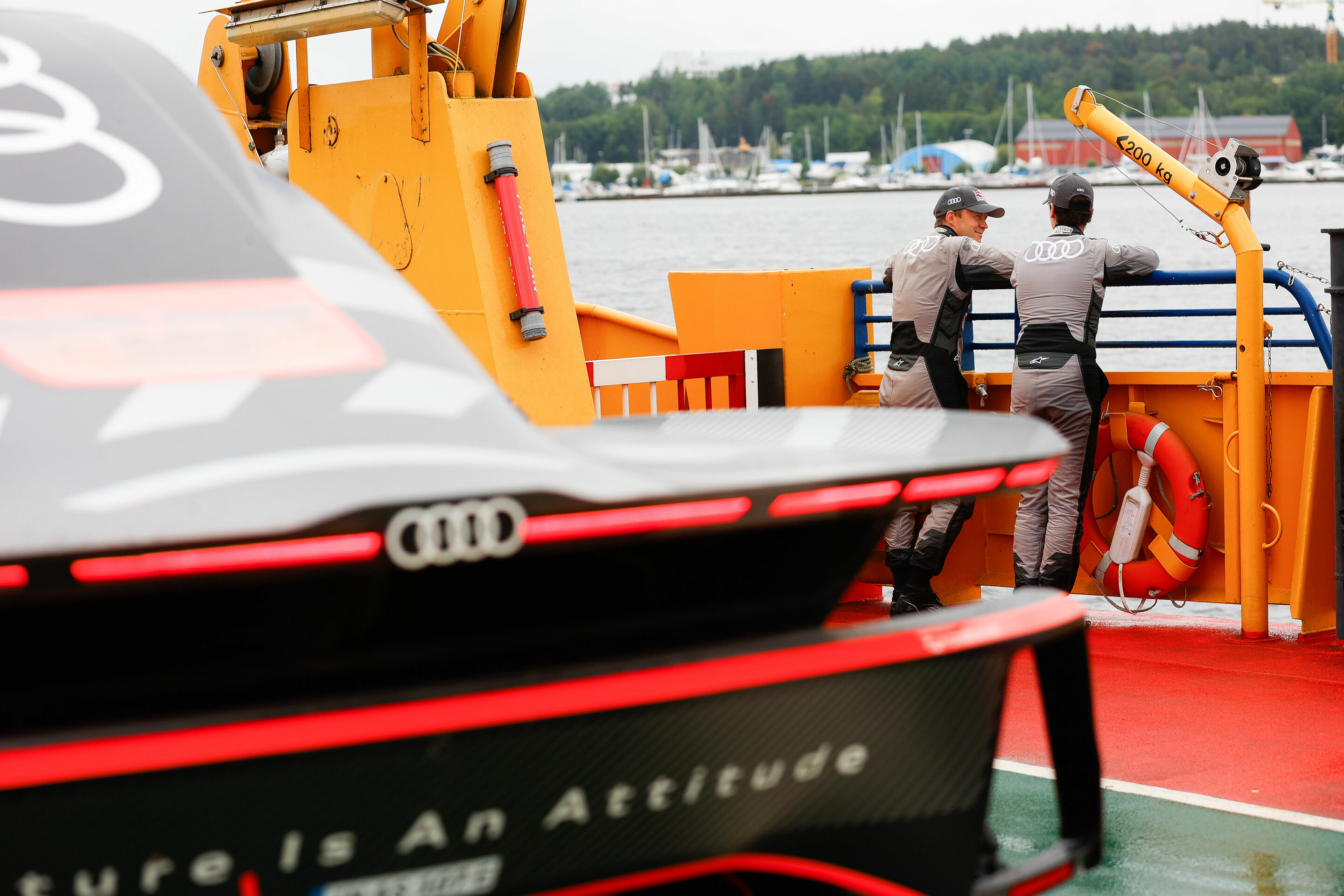 #DakarCityTour 2023: Stockholm - Audi RS Q e-tron, Mattias Ekström, Emil Bergkvist