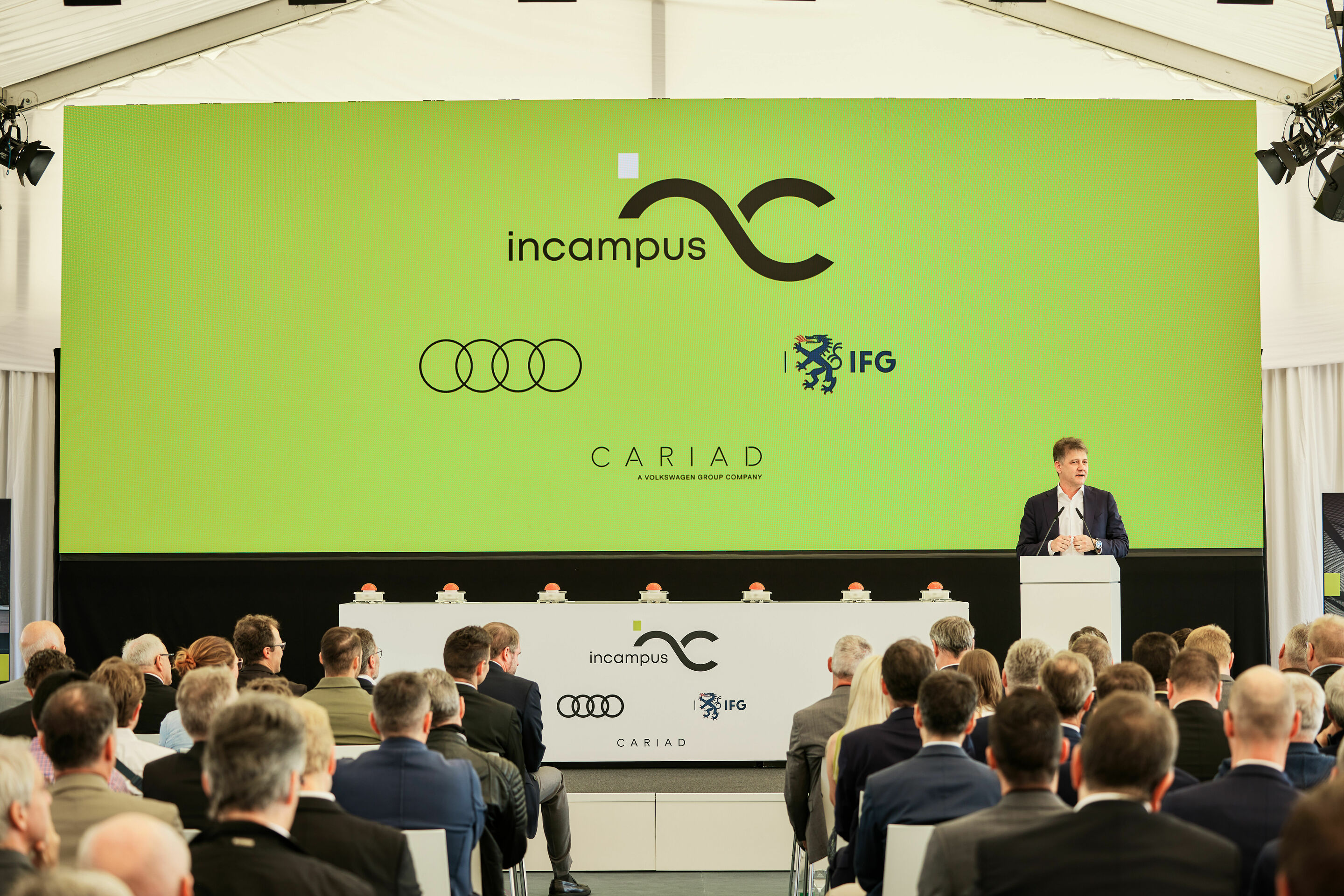 incampus in Ingolstadt eröffnet: neuer Boden für Ideen - Gernot Döllner, Vorstandsvorsitzender der AUDI AG