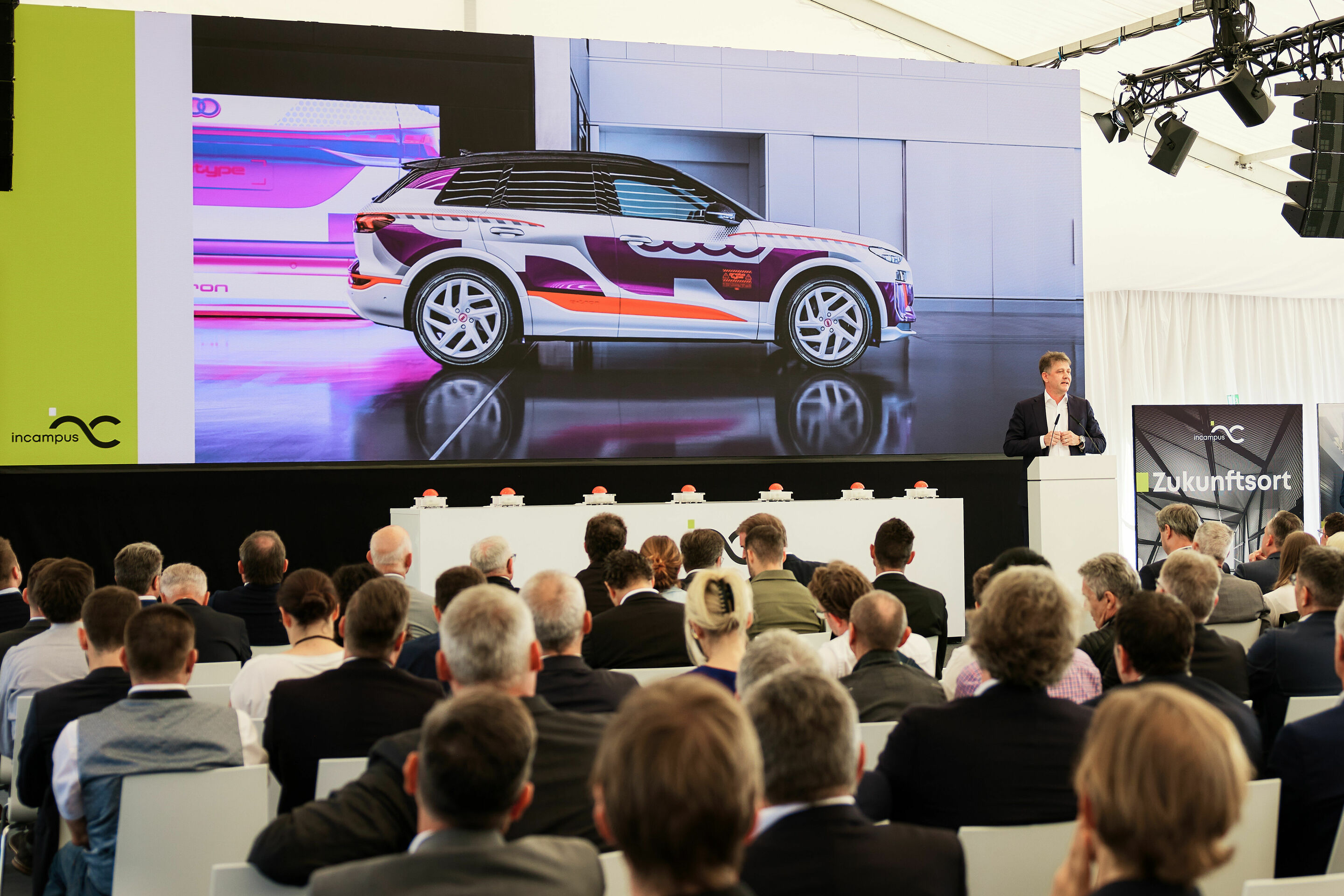 incampus in Ingolstadt eröffnet: neuer Boden für Ideen - Gernot Döllner, Vorstandsvorsitzender der AUDI AG