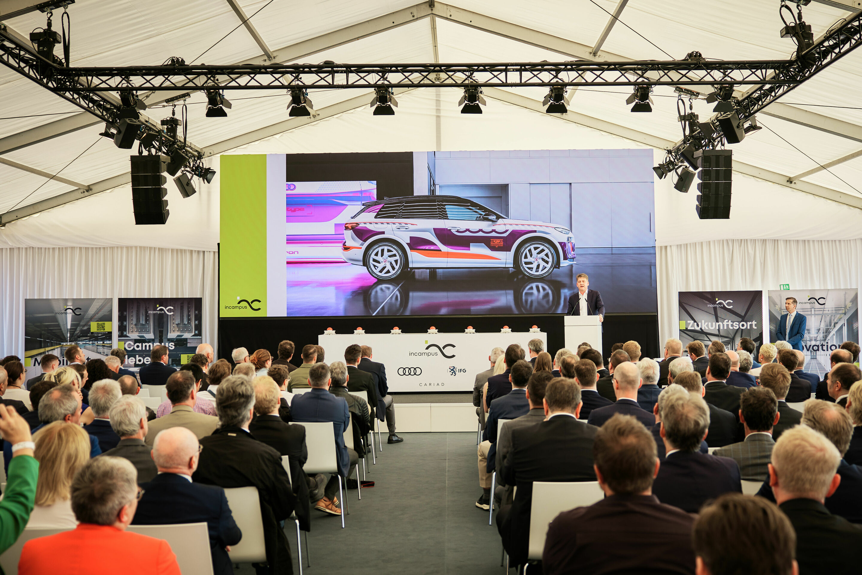 incampus in Ingolstadt eröffnet: neuer Boden für Ideen - Gernot Döllner, Vorstandsvorsitzender der AUDI AG