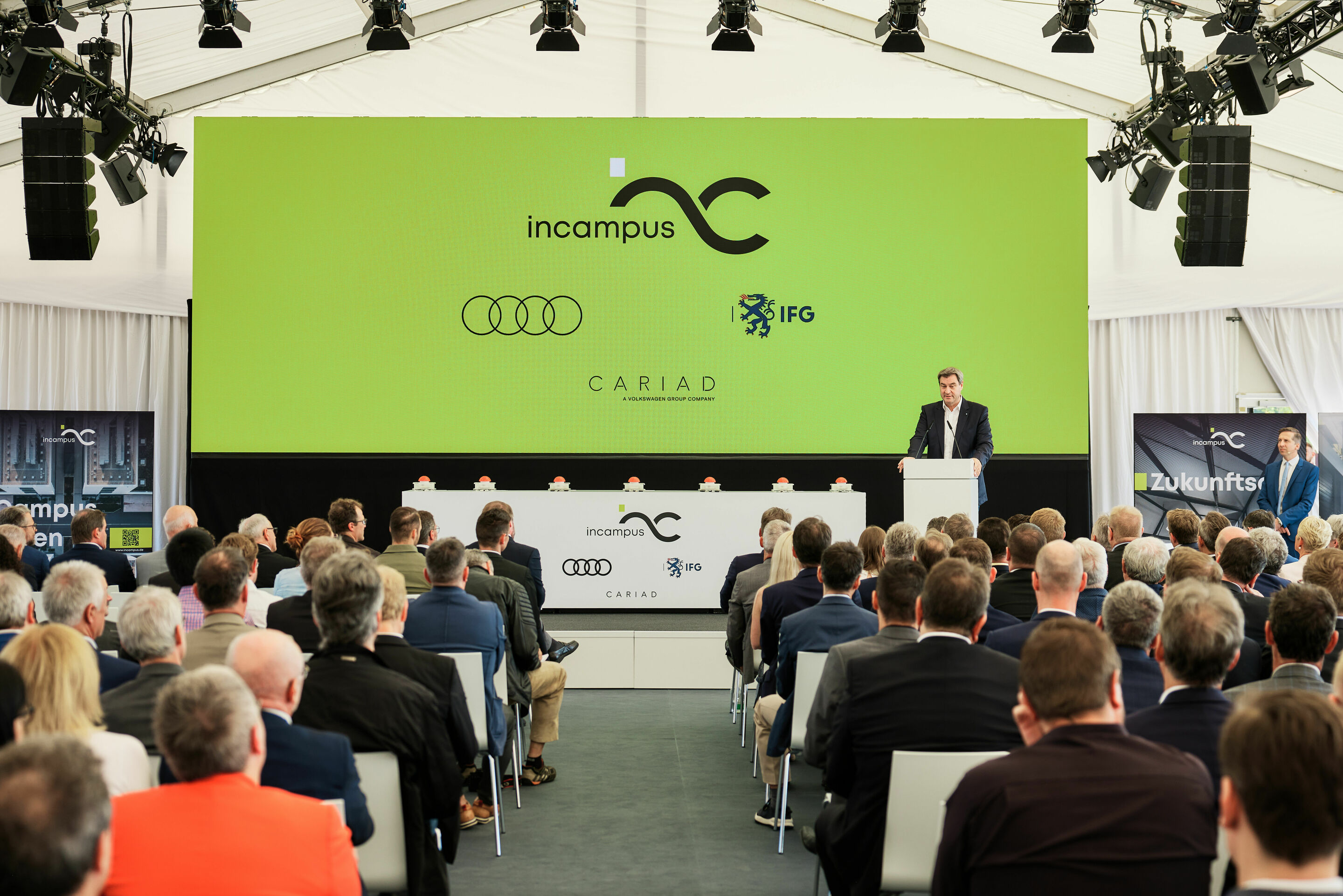 incampus opens in Ingolstadt: Ground for new ideas - Markus Söder, Bavarian Minister-President